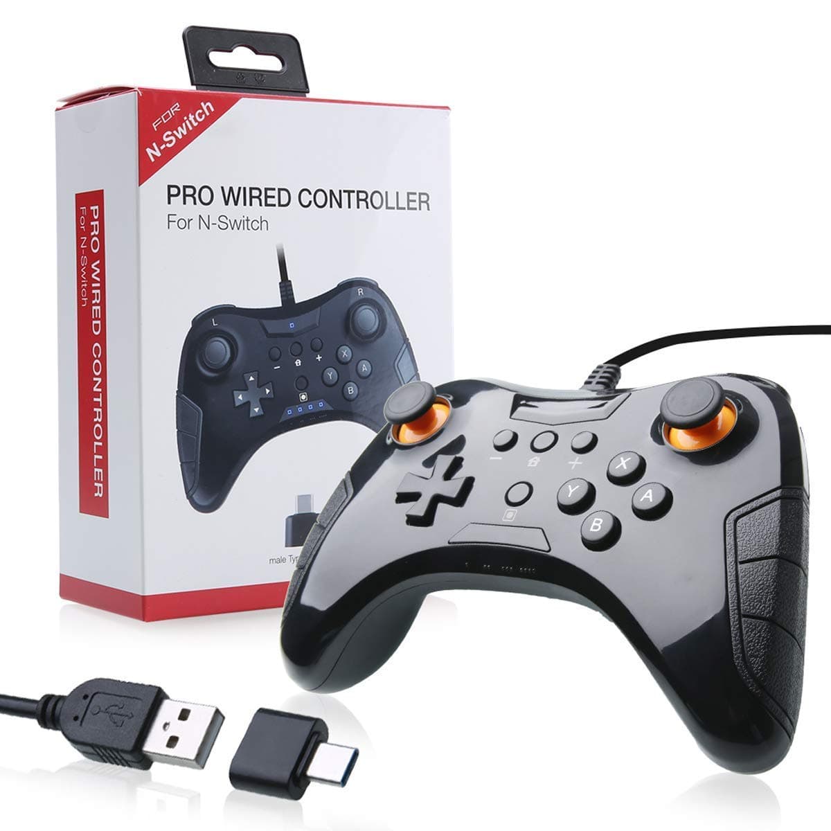 SAMEO- Pro Wired Controller Gamepad for Nintendo Switch TNS-901