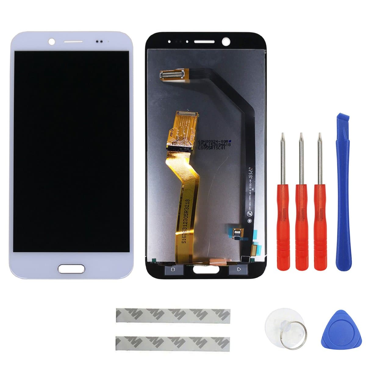 Swark LCD Screen Replacement Compatible with HTC Bolt / 10 EVO 5.5'' Display Screen Digitizer Touch Glass Assembly with Tools (White)