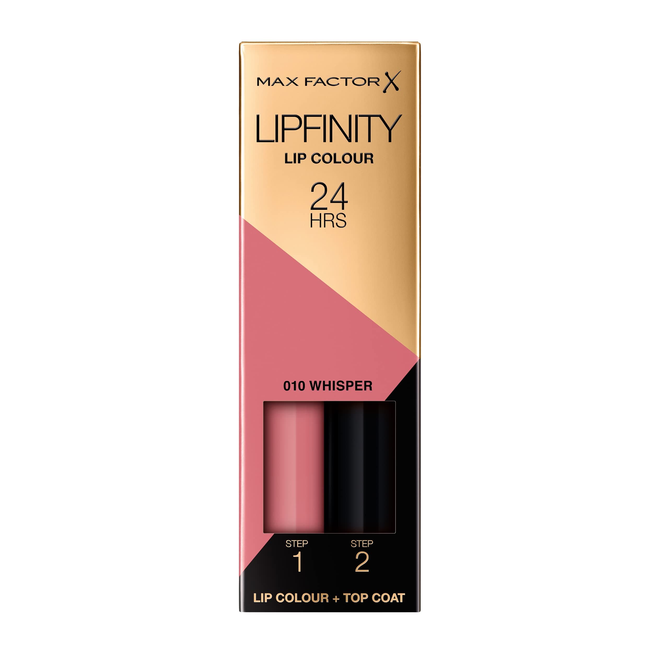 Lipfinity Whisper, Long-Lasting, Two Step Lipstick, Vibrant Colour, Hydrating, Lasts 24 Hrs, Matte Lip Colour With Glossy Top Coat, 4.2g