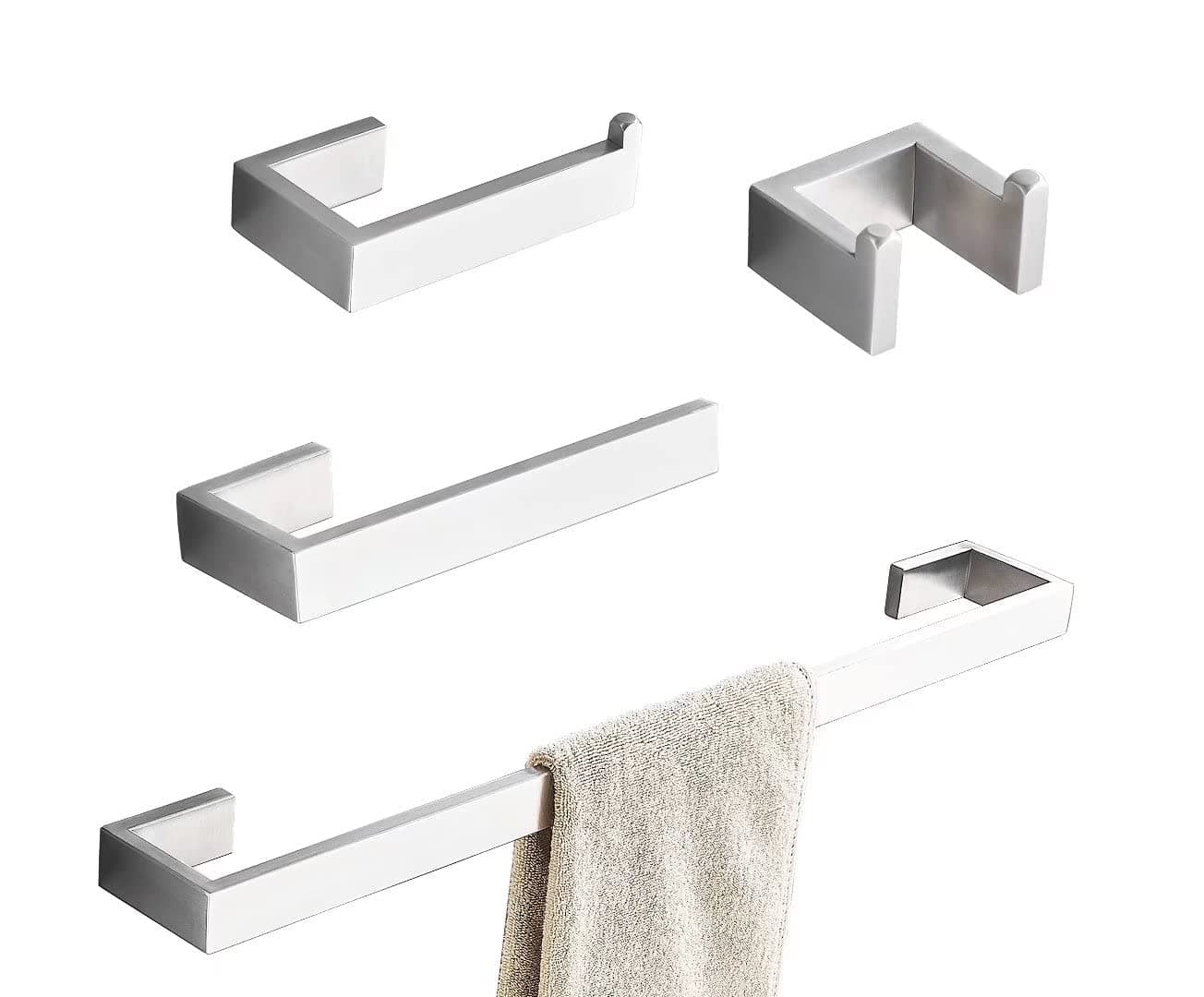 4-Piece Bathroom Hardware Set