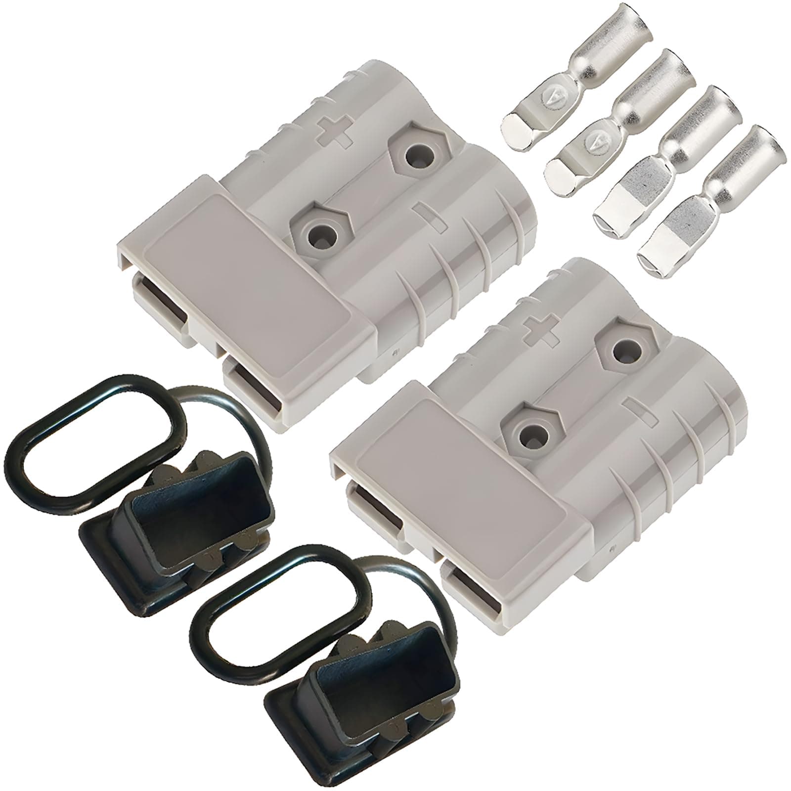 50A Battery Connector Quick Connect Modular Power Connectors Quick Disconnect for Car, Motorhome, Caravan, Camper, Boat