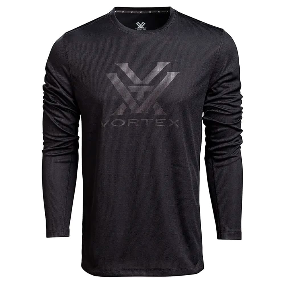 Optics Core Logo Performance Grid Shirts, Black, L