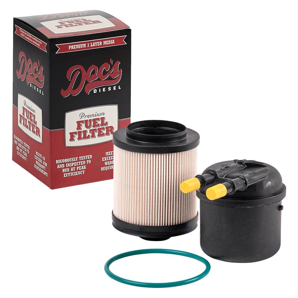 Doc's Diesel Fuel Filter DFD4615 | Compatible with Ford 6.7L Powerstroke F250, F350, F450, F550 2011-2016 | Replaces FD4615