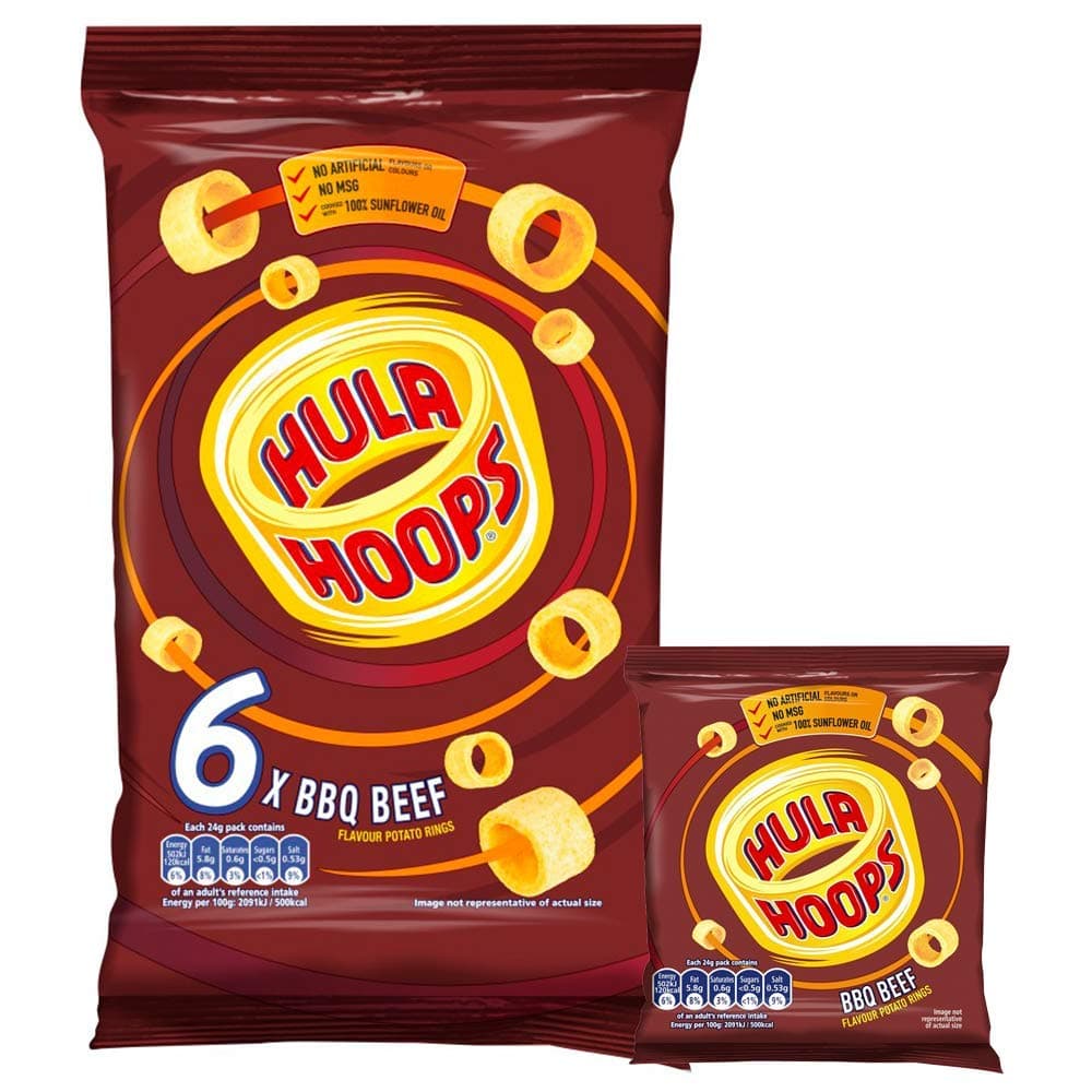 Hula Hoops BBQ Beef, 144 g