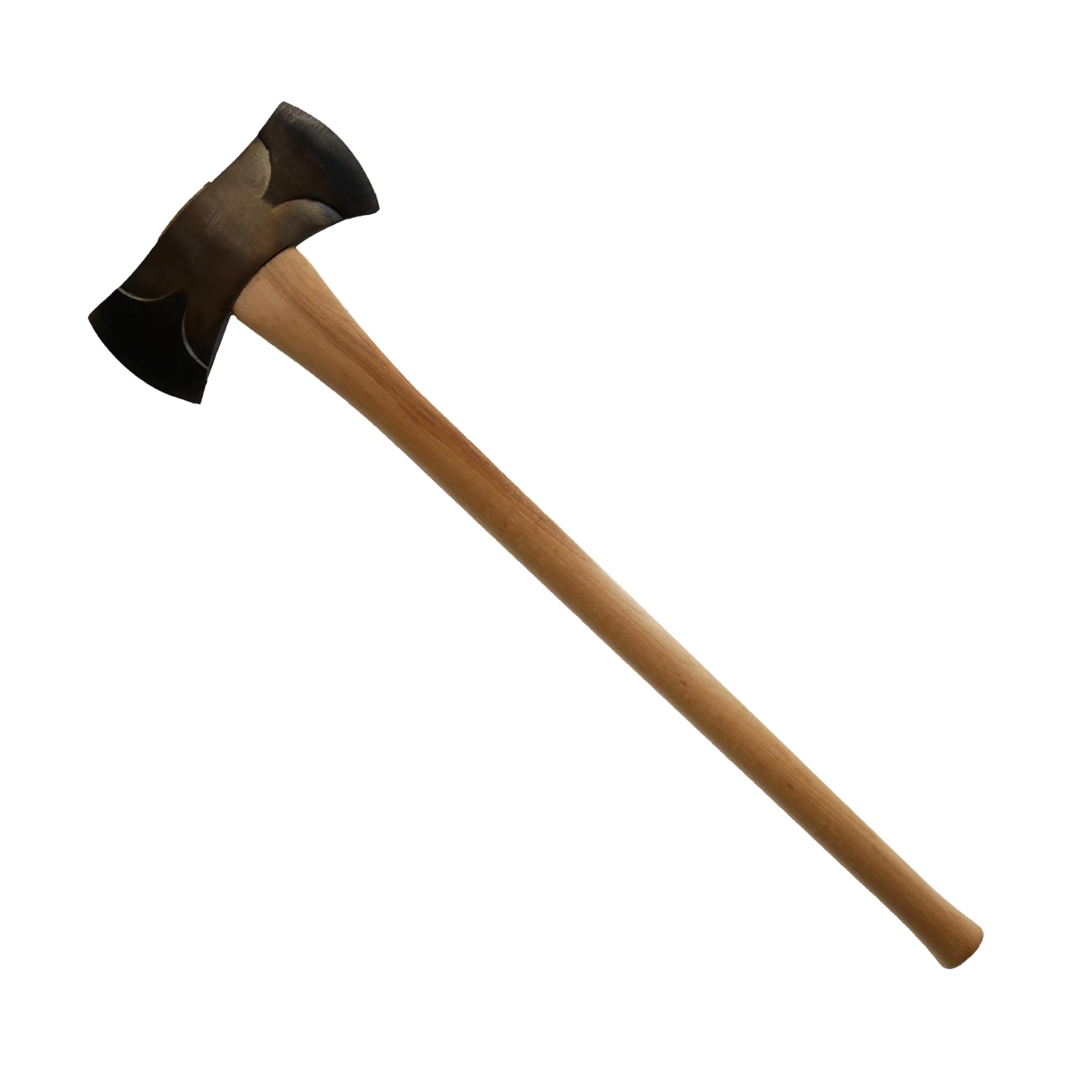 COUNCIL TOOL Classic Michigan Pattern Double Bit Axe - 3.5 lbs Splitting Axe with 36" Straight Wooden Handle & Phantom Bevels - SU35-2MC