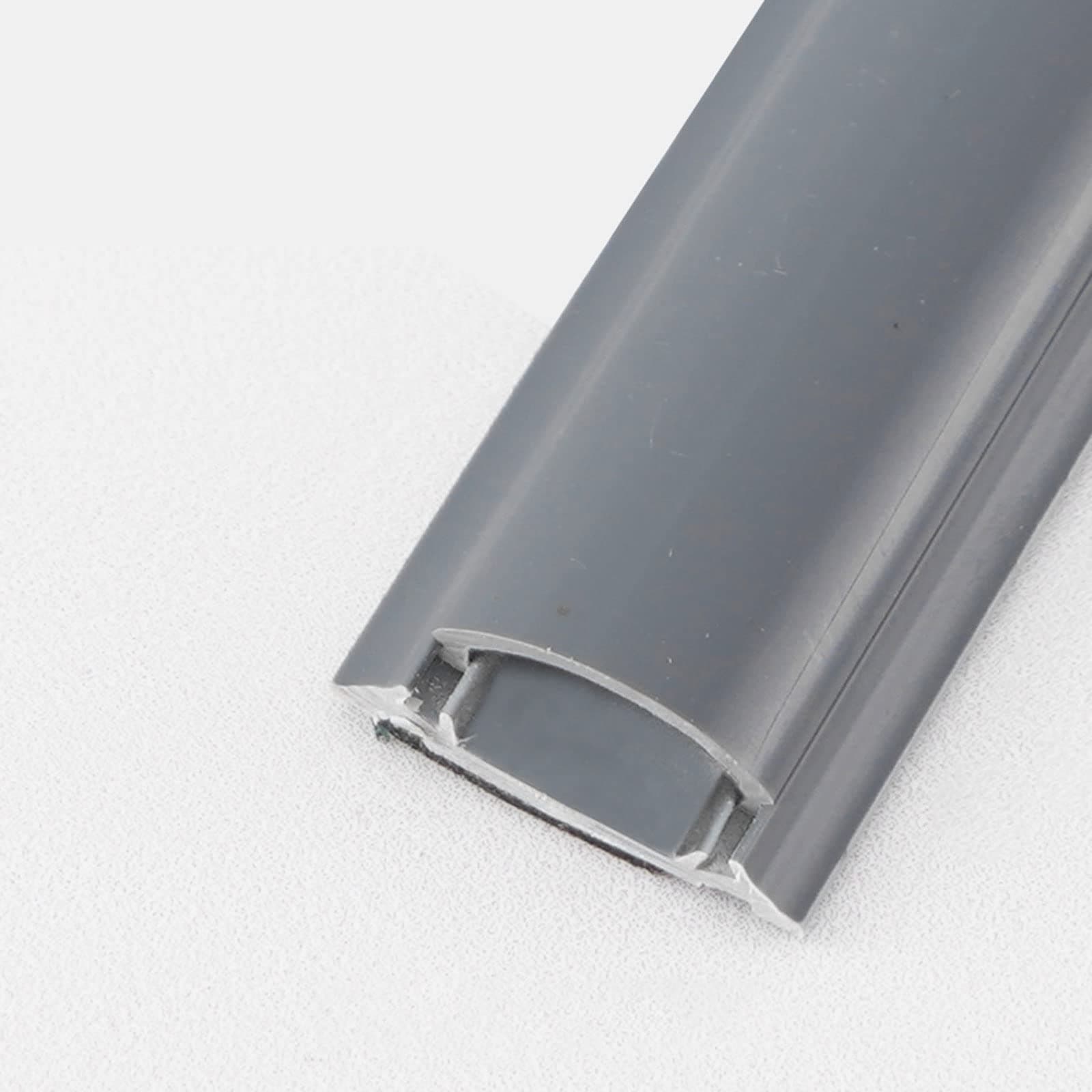 2 Root 1 M Trunking,Cable Cover,Half Round Paintable Cable Trunking,Self-Adhesive Cable Tidy,Decorative Wire Hider,Electrical Cable Management