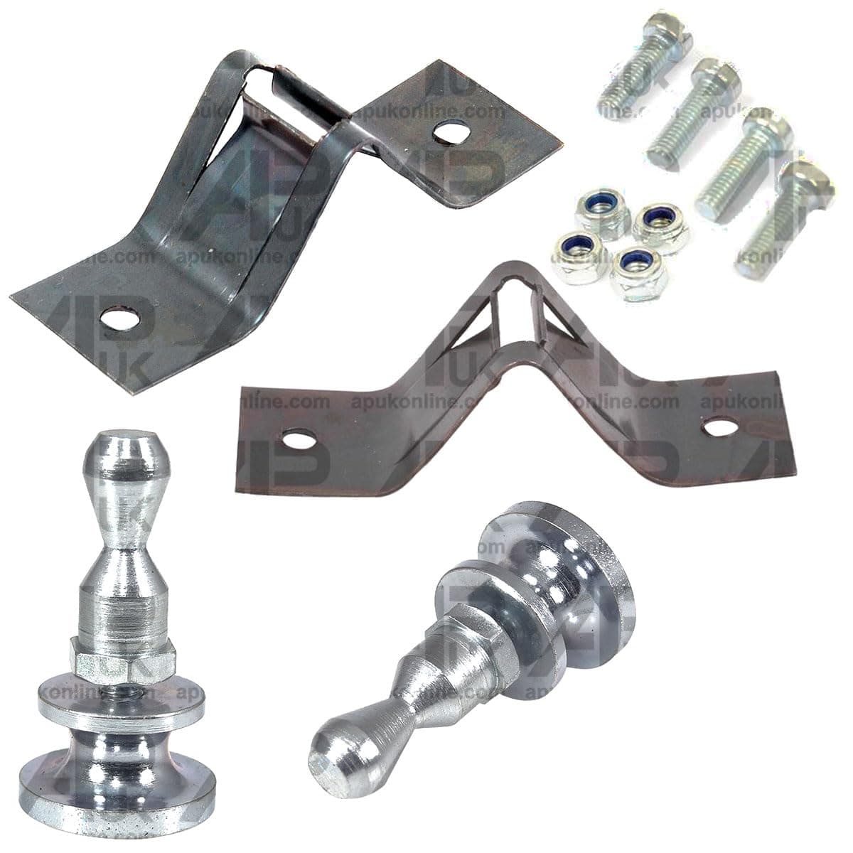 2x Grill Stud & Retainer Fixing Clip Replacement for Ford New Holland 4000 5000 7000 Tractor