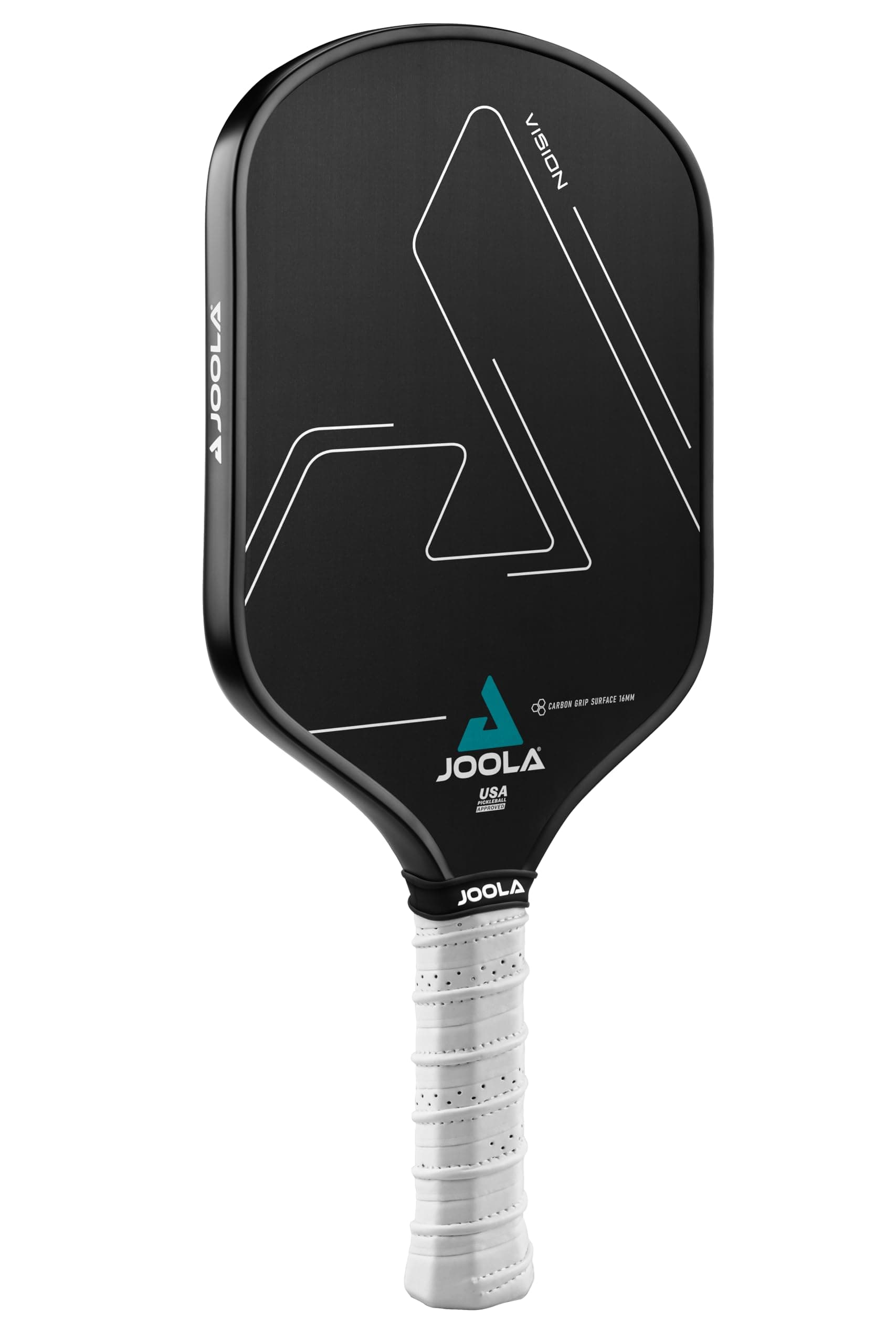 Joola Vision Pickleball Paddle with Textured Carbon Grip Surface Technology for Maximum Spin and Control with Added Power - Polypropylene Honeycomb Core Pickleball Racket