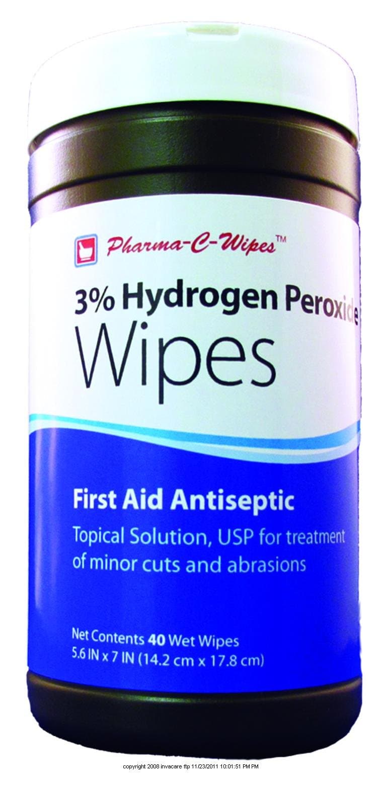 3% Hydrogen Peroxide Wipes