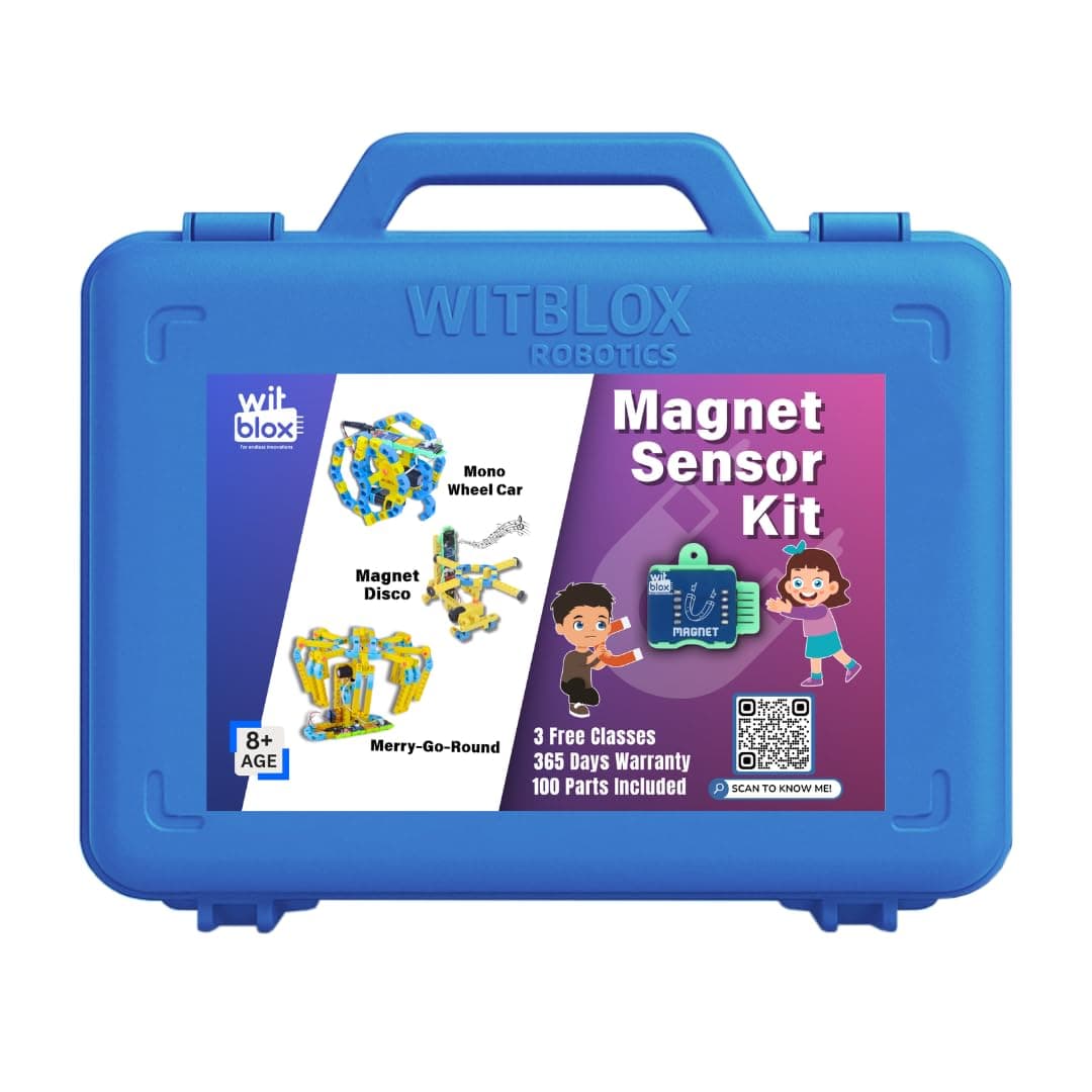 - Magnet Sensor Kit- 6 in 1 Projects| Smart Electronics Sensors for DIY Robotics Kit, STEM Learning & IOT Projects| Robot Toys for Kids Boys Girls| Birthday Gift Ages 8 9 10 11 12