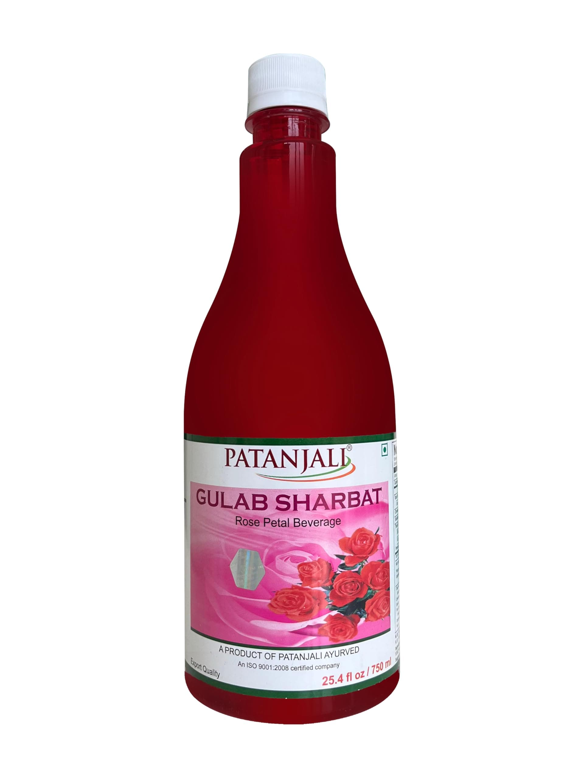 Patanjali Gulab Sharbat Bottle, 750ml