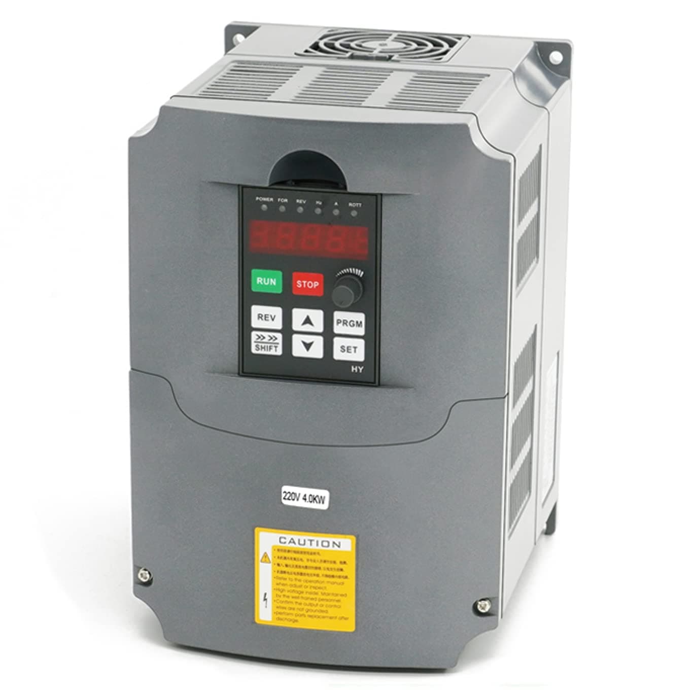 VFD Converter,Variable Frequency Drive,220VAC Single Phase Input to 220V Three Phase,for Motor/Spindle Speed Rotation (HY Series 220v 4kW-5HP Model)