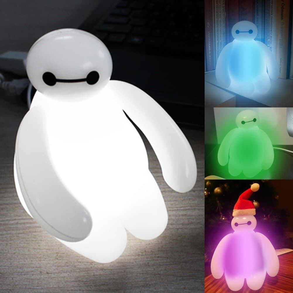 Big Hero 6 Baymax USB LED Night Light Creative Table Lamp for Gift