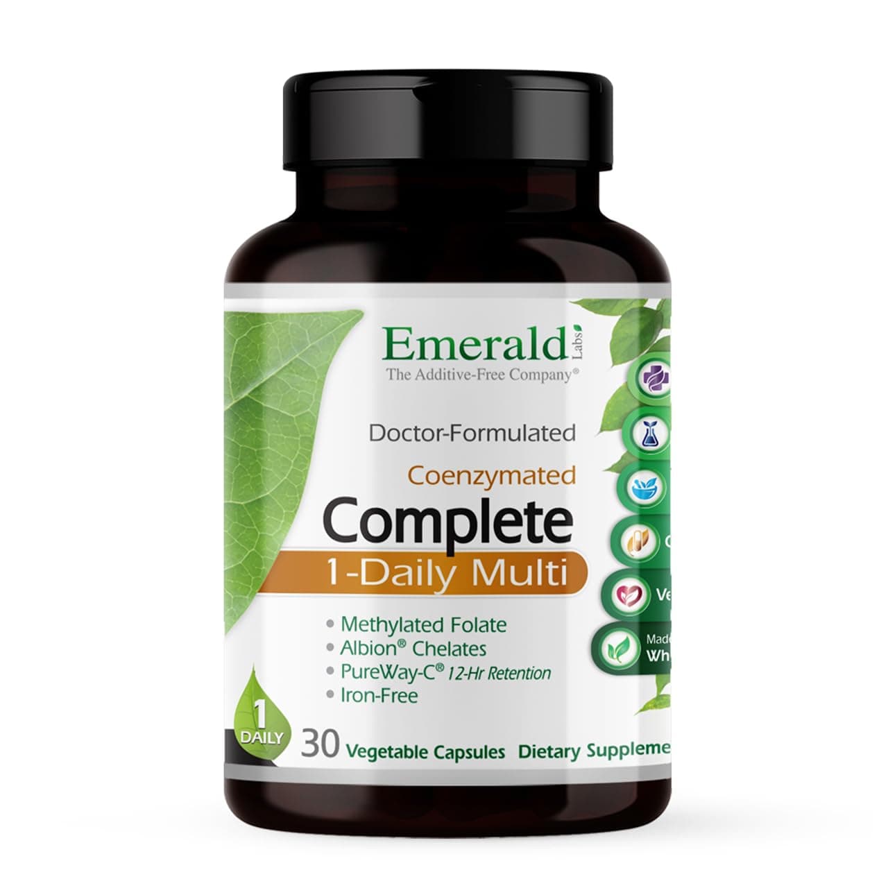 Emerald Labs Laboratories 113296 Complete Multi Vit-A-Min Raw Whole-Food Based Formula -30