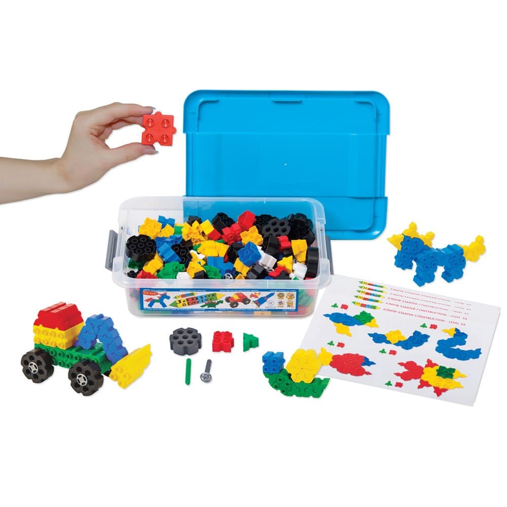 Morphun 52080SDD Junior Starter Double Table Building Bricks Set