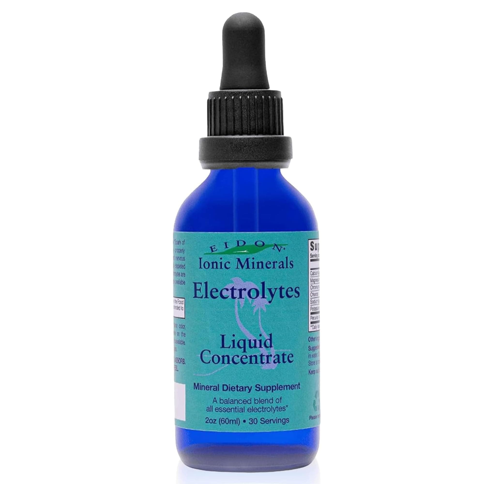 - Eidon Liquid Electrolytes - Liquid Electrolyte Drops, Ionic Mineral Supplement to Add to Water, Balances Electrolyte Equilibrium, Sugar Free Unsweetened Hydration for Men & Women - 2 oz