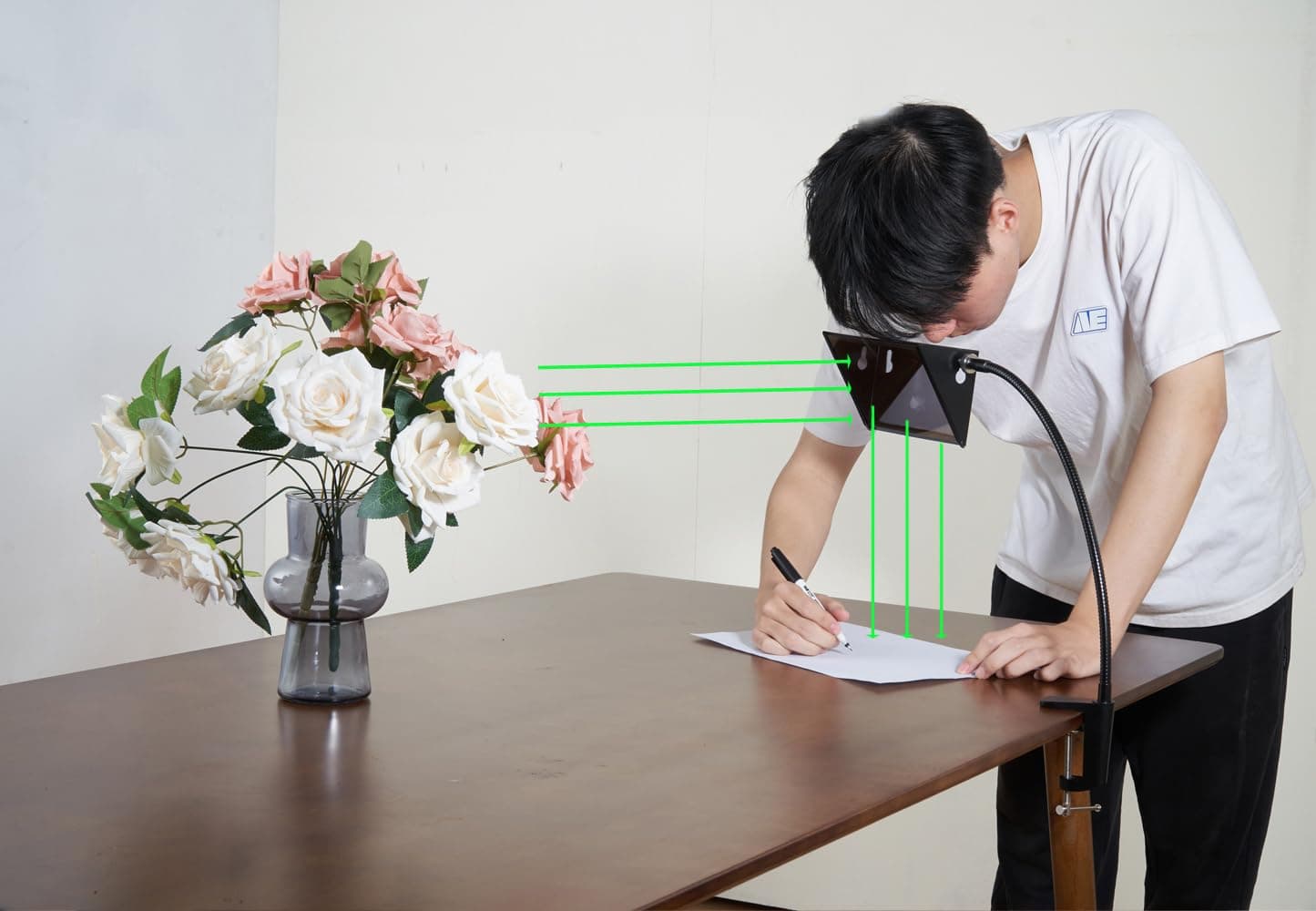 RTSTEC Camera Lucida Drawing Tool See Through Optical Trace Image Tool, Two Eyes Open Observing XXL