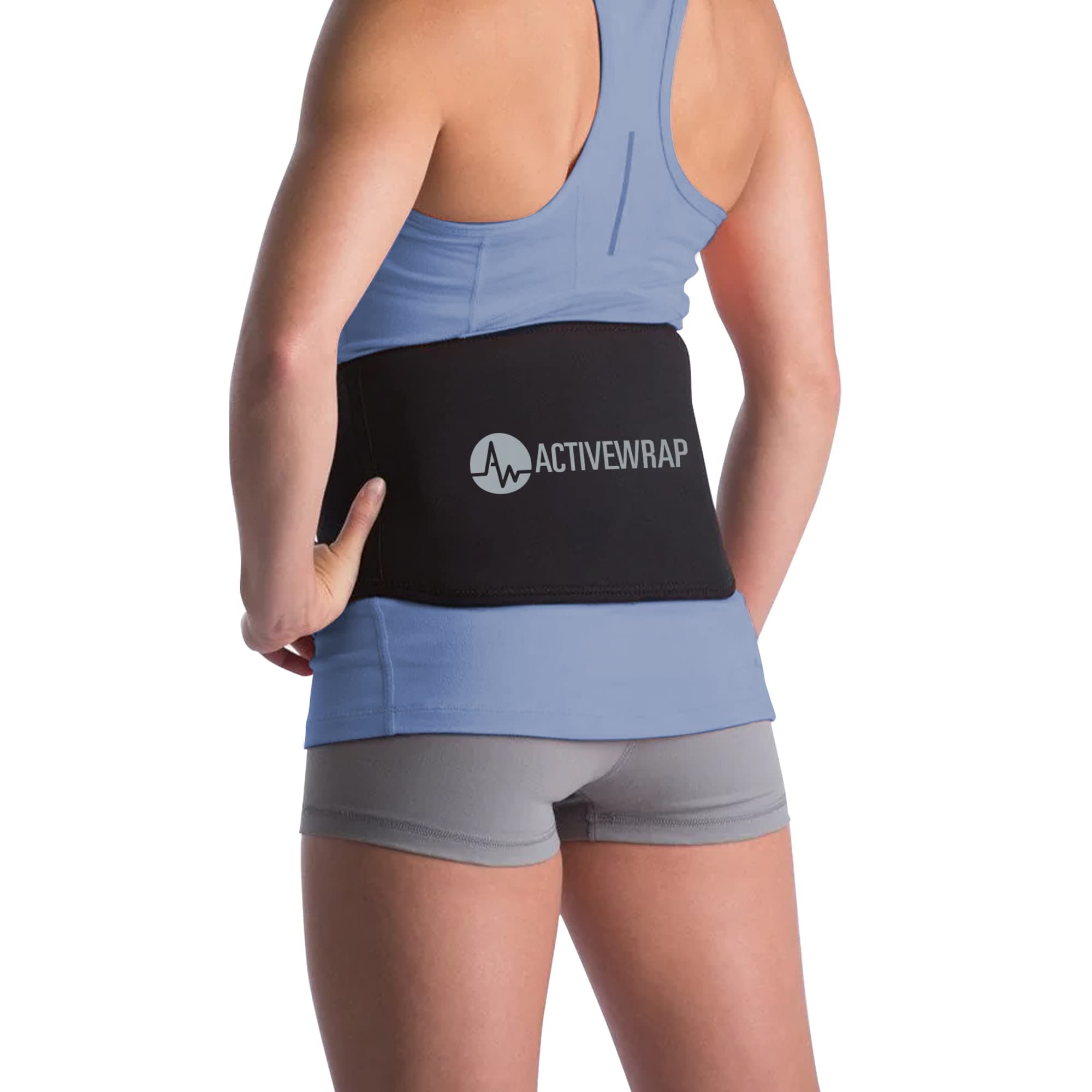 ActiveWrap Back Ice Pack Wrap with Reusable Hot & Cold Packs - Sciatic Nerve Ice Therapy