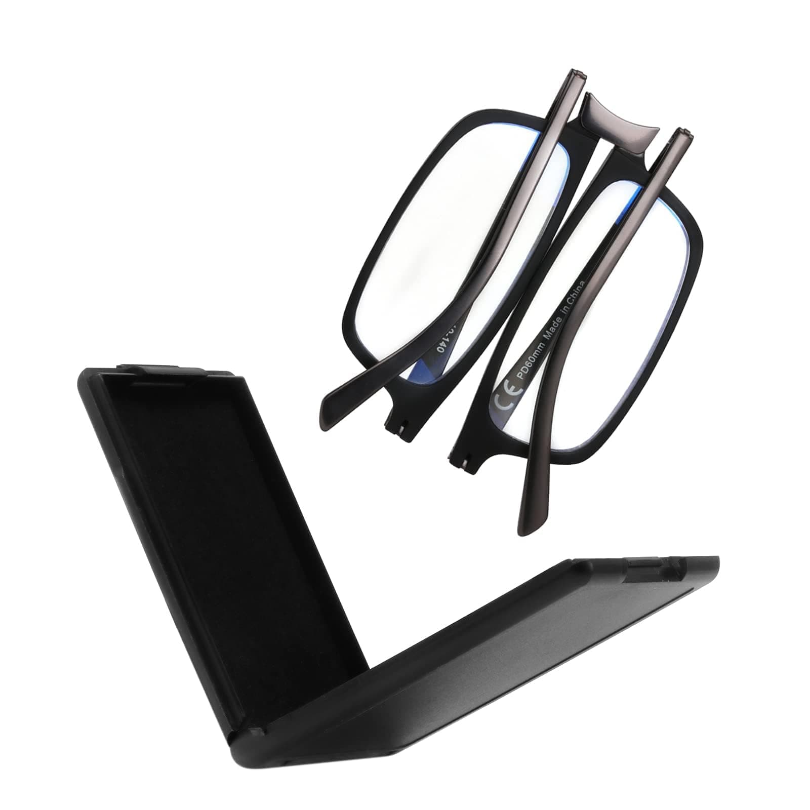 SKYOAK Evolved Magnetic Case Ultralight and Thin Folding Reading Glasses Compact Readers
