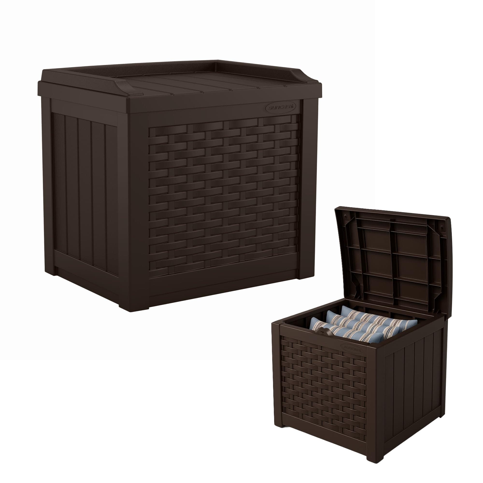 Rowlinson Georgia 83L Storage Box - Java Brown