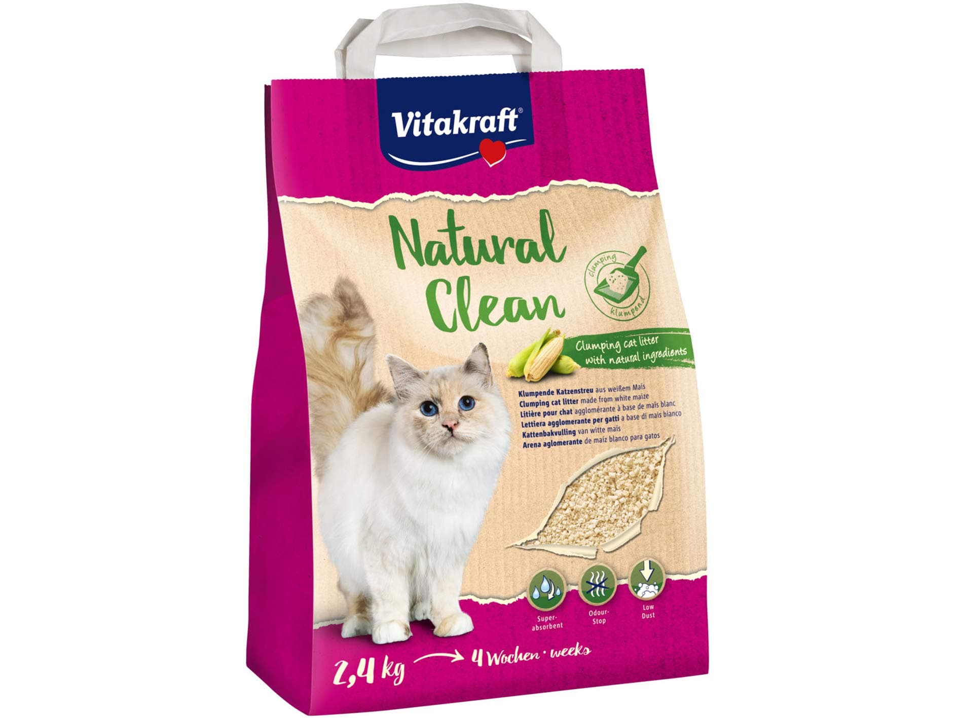 Natural Clean Corn Litter 2.4kg