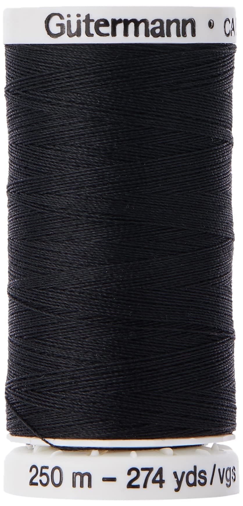 Sew-All Thread, Polyester, Black, 250 m, 5.5x2.5x2.5 cm