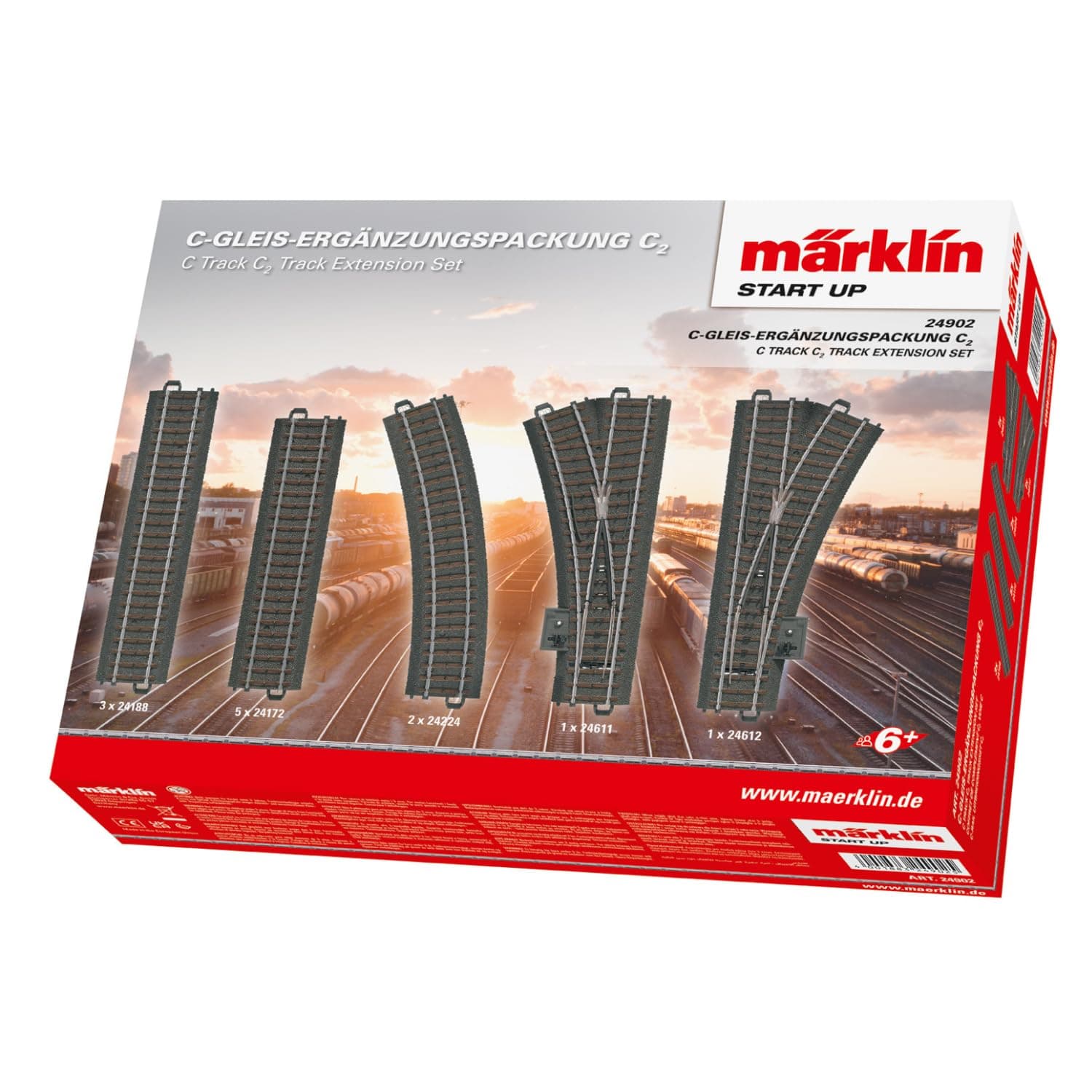 Marklin Start Up C Track C2 Extension Set