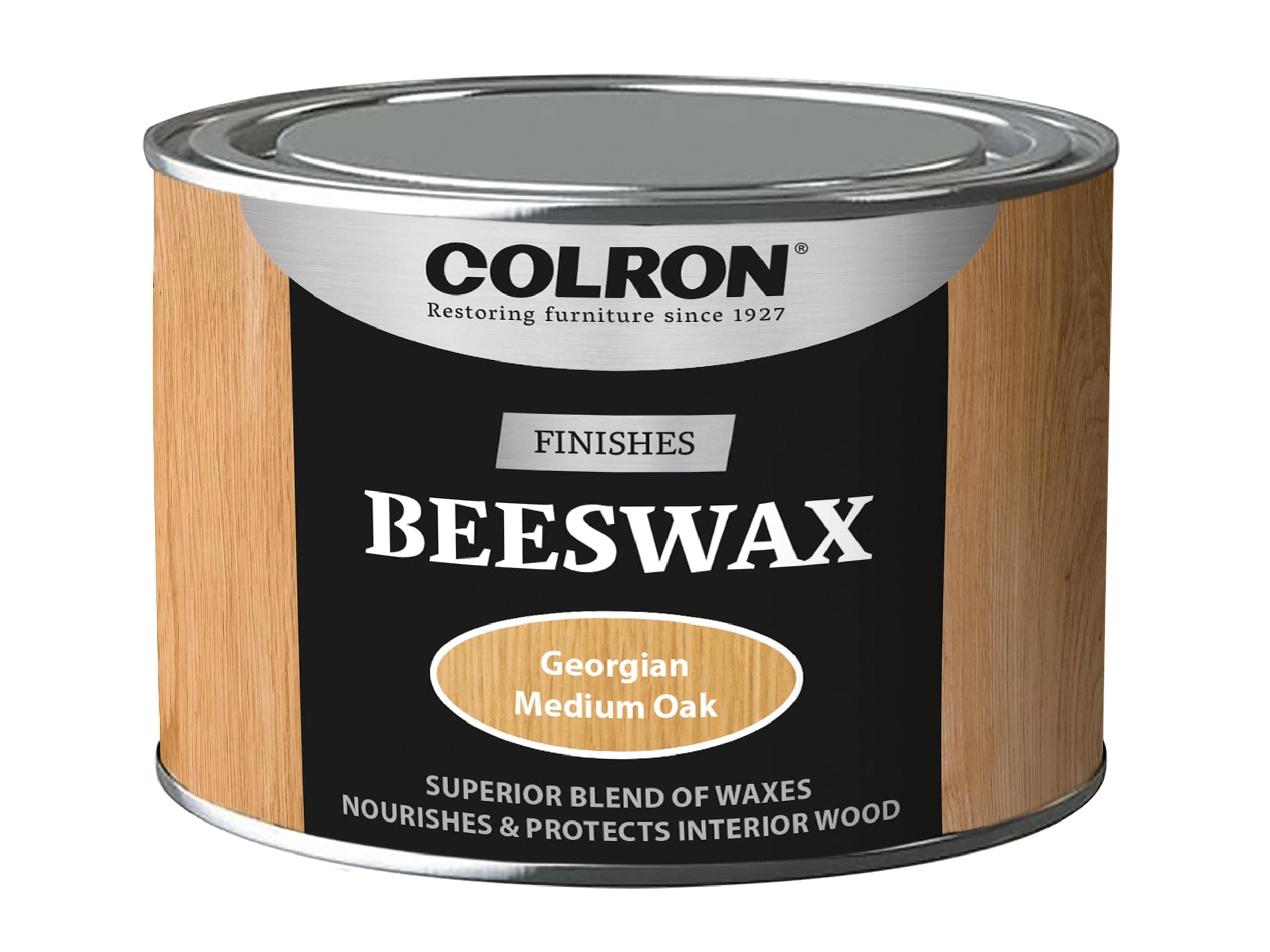 CRPBWGMO4 400g Medium Colron Refined Beeswax Paste Oak