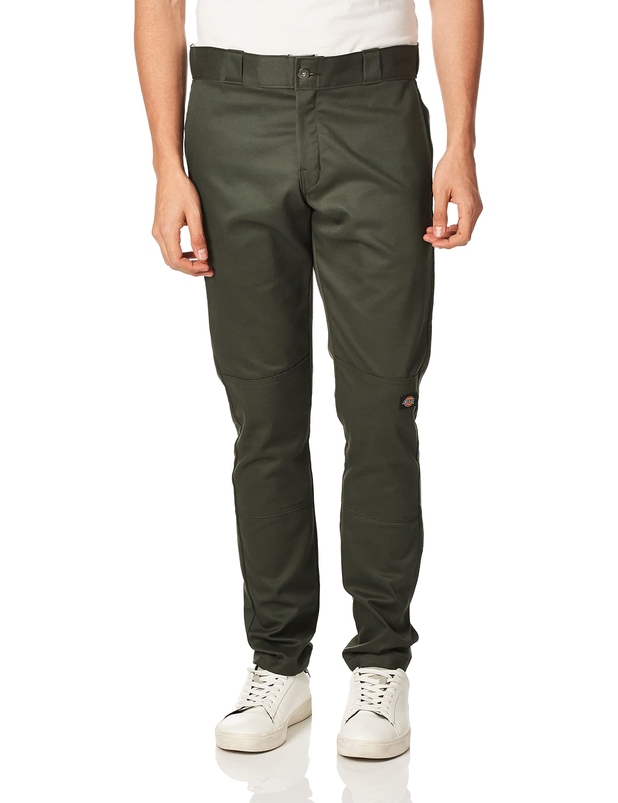 Dickies Men's Skinny Straight Double Knee Work Pants