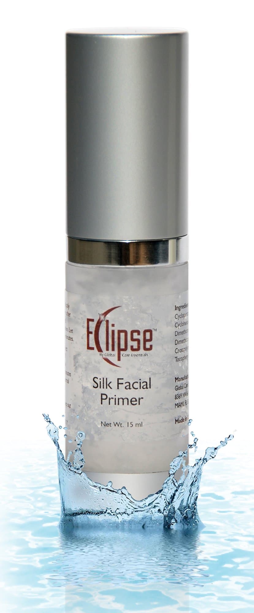 Ageless Face Makeup Primer by Eclipse I All-Day Foundation Serum Instantly Hides 100% of Blemishes, Enlarged Pores & Lines For A Gorgeous Airbrushed Look on Oily or Dry Skin, Acne, Rosacea & Eczema