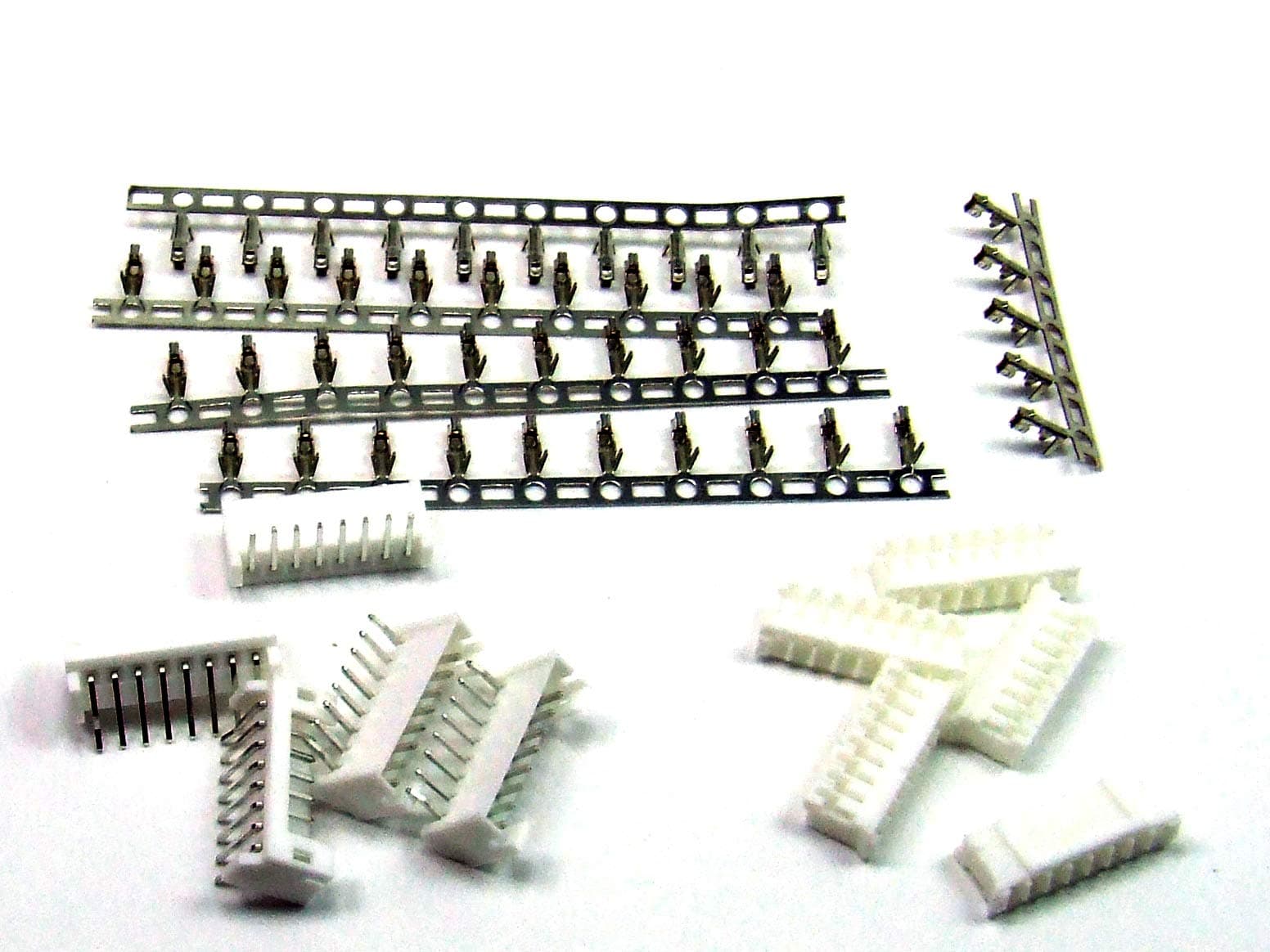 POPESQ® 5 pcs. x Socket with Plug with Crimpcontacts 2mm 8 way Right angle KB20#A2149