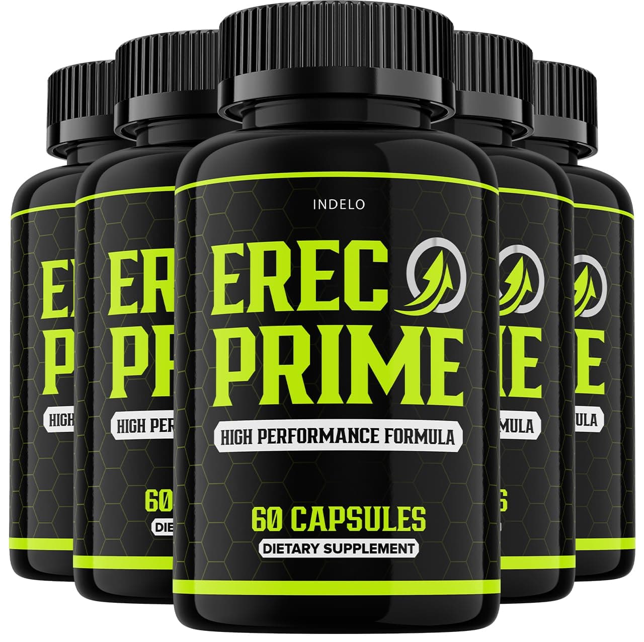 - (5 Pack) ErecPrime Pills for Men, Erec Prime High Performance Supplements, Erec Prime Advanced Formula, ErecPrime Reviews, ErecPrime24 (300 Capsules)