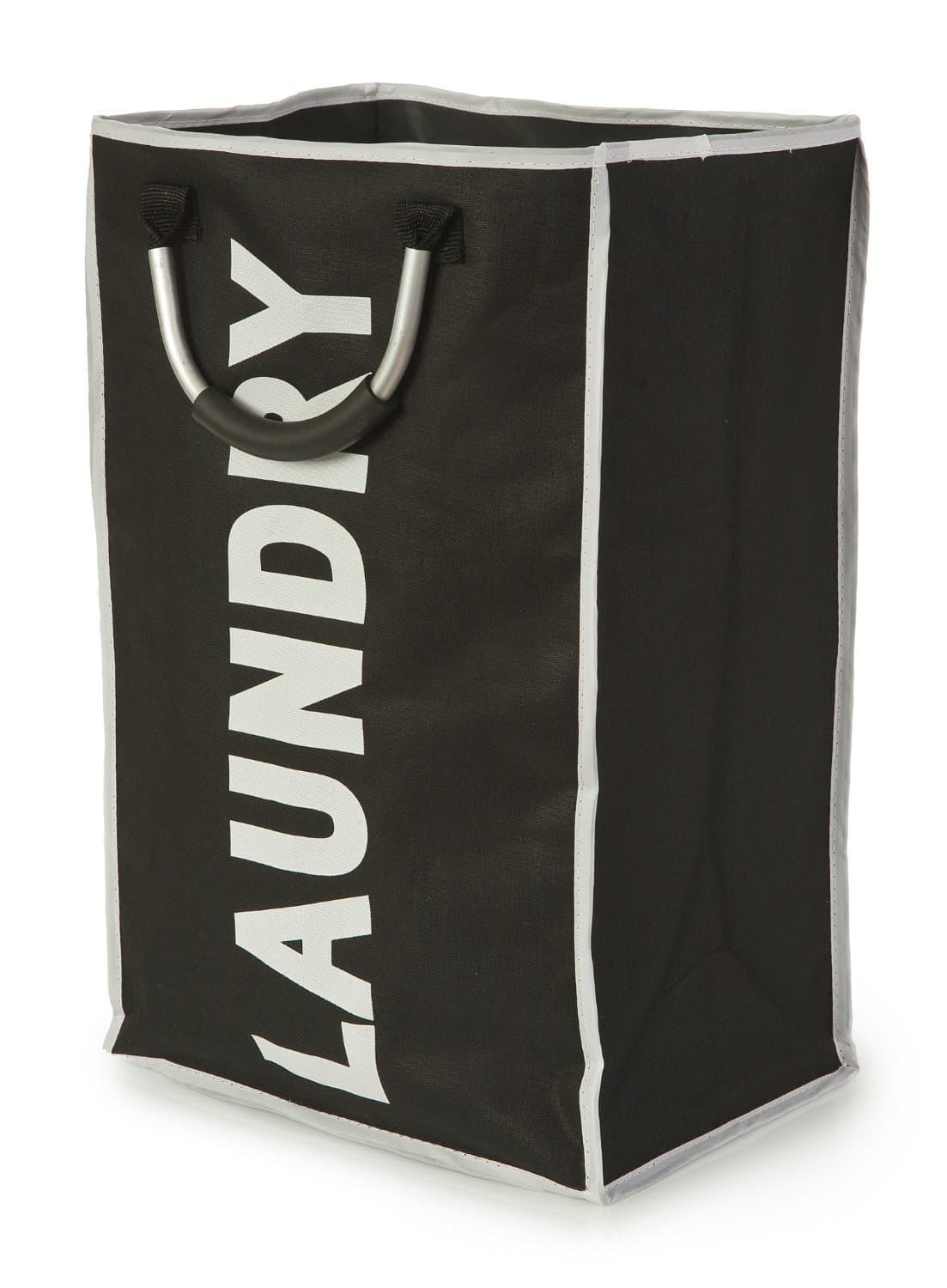 Laundry Bag with Handles, Black