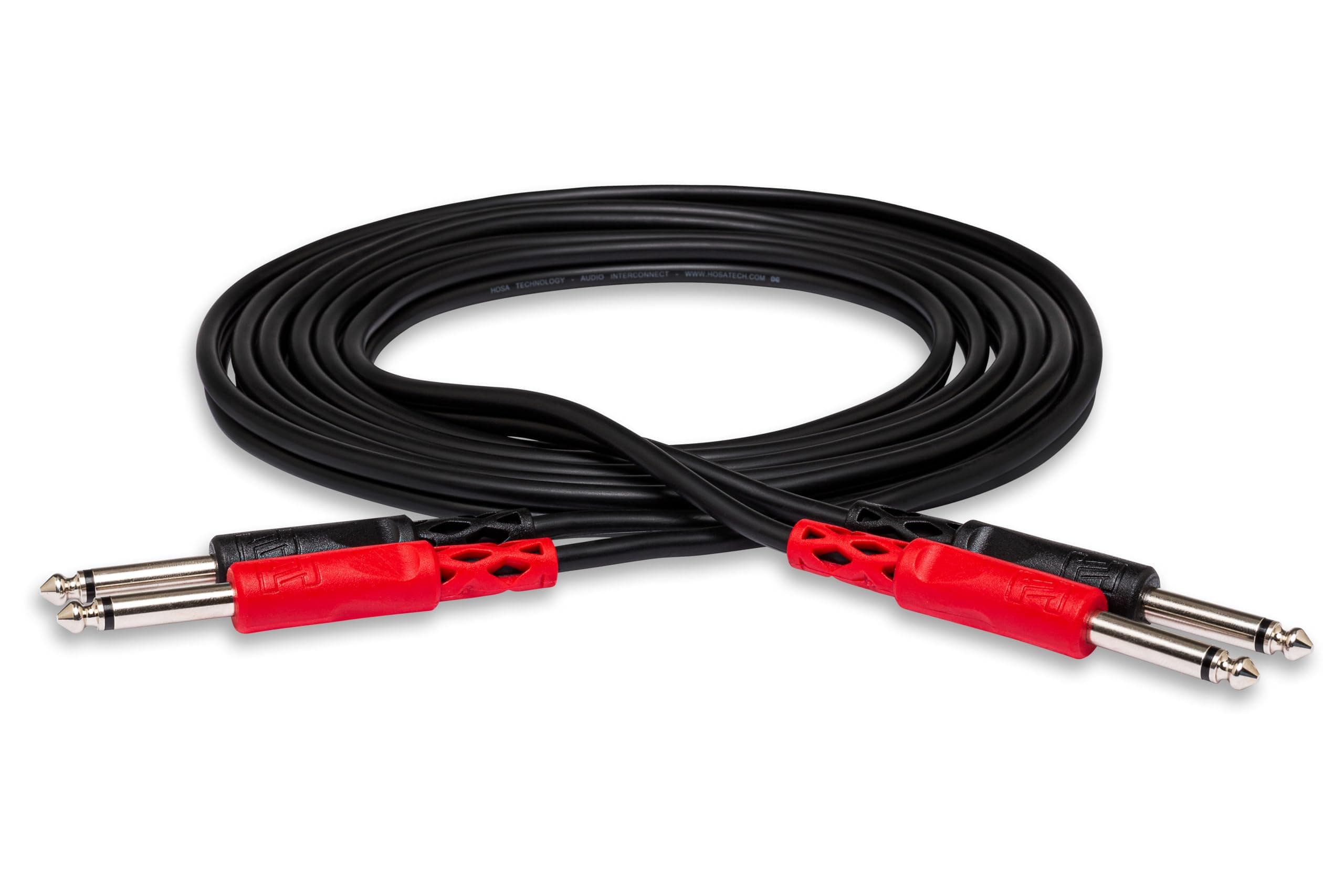 CPP-204 Stereo Interconnect, Dual 1/4 Inch TS to Same, 13 Feet