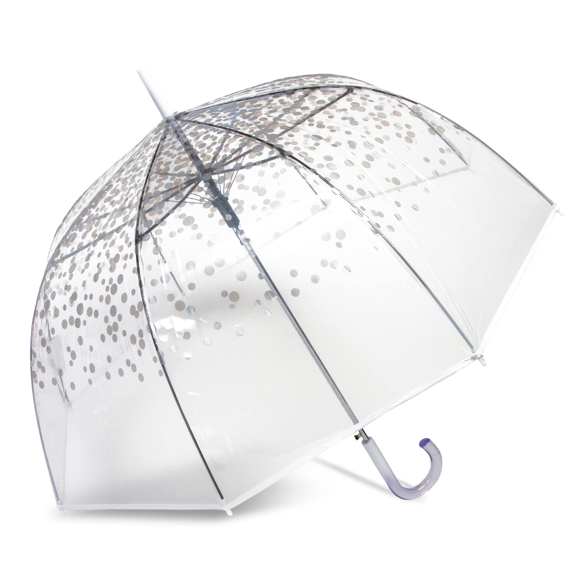 Clear Auto Open Bubble Umbrella – See Through, Rain & Windproof, for Weddings, Proms, Events