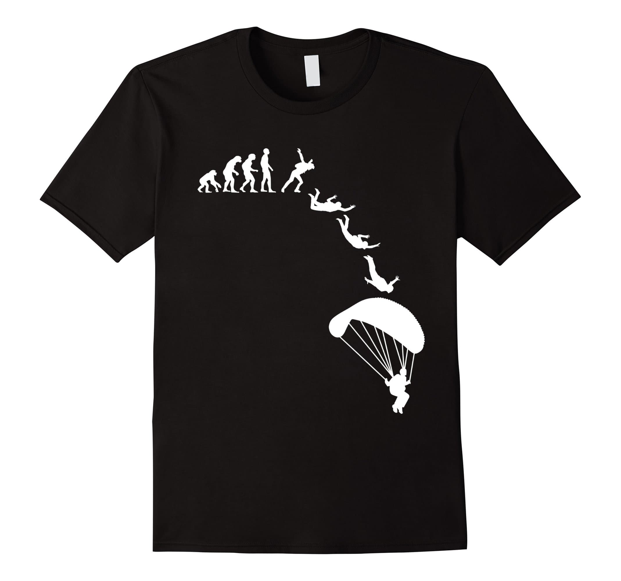 Skydiving Evolution Parachute T-shirt