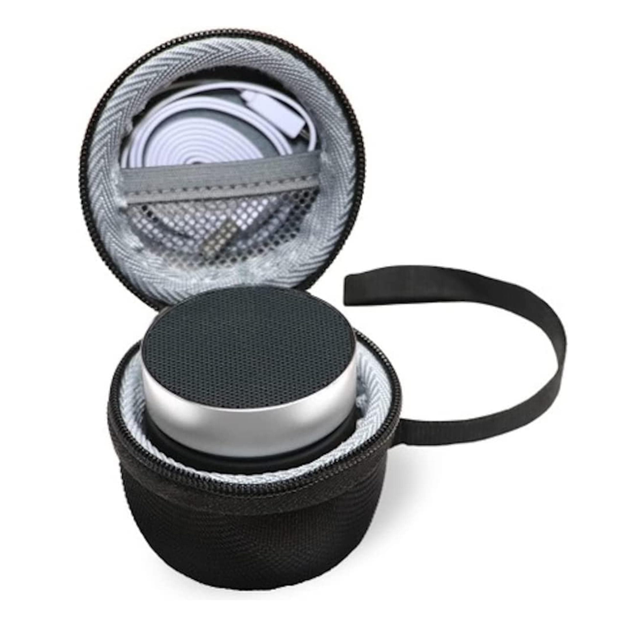 Adaptive Sound Technologies Carrying Case for LectroFan Micro & Micro2 - with Pocket for Charger Plus Removable Lanyard - Storing Case for LectroFan Micro Sound Machine - Black