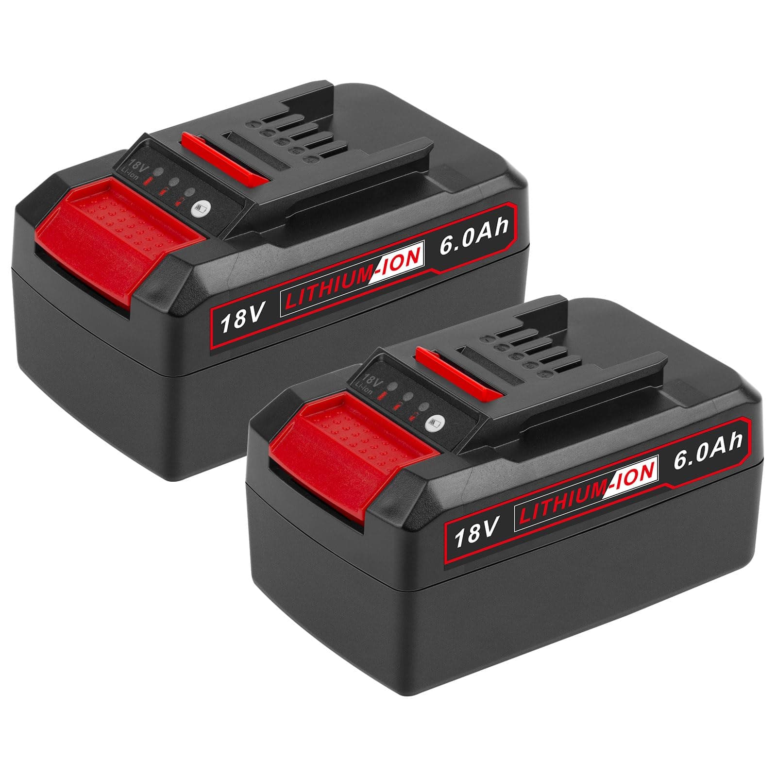 2 Packs 18V 6000mAh Battery Packs Compatible with Einhell Tools X-Change 4511396 4511437neu PXBP-600 PX-BAT52 Cordless Power Tools Battery