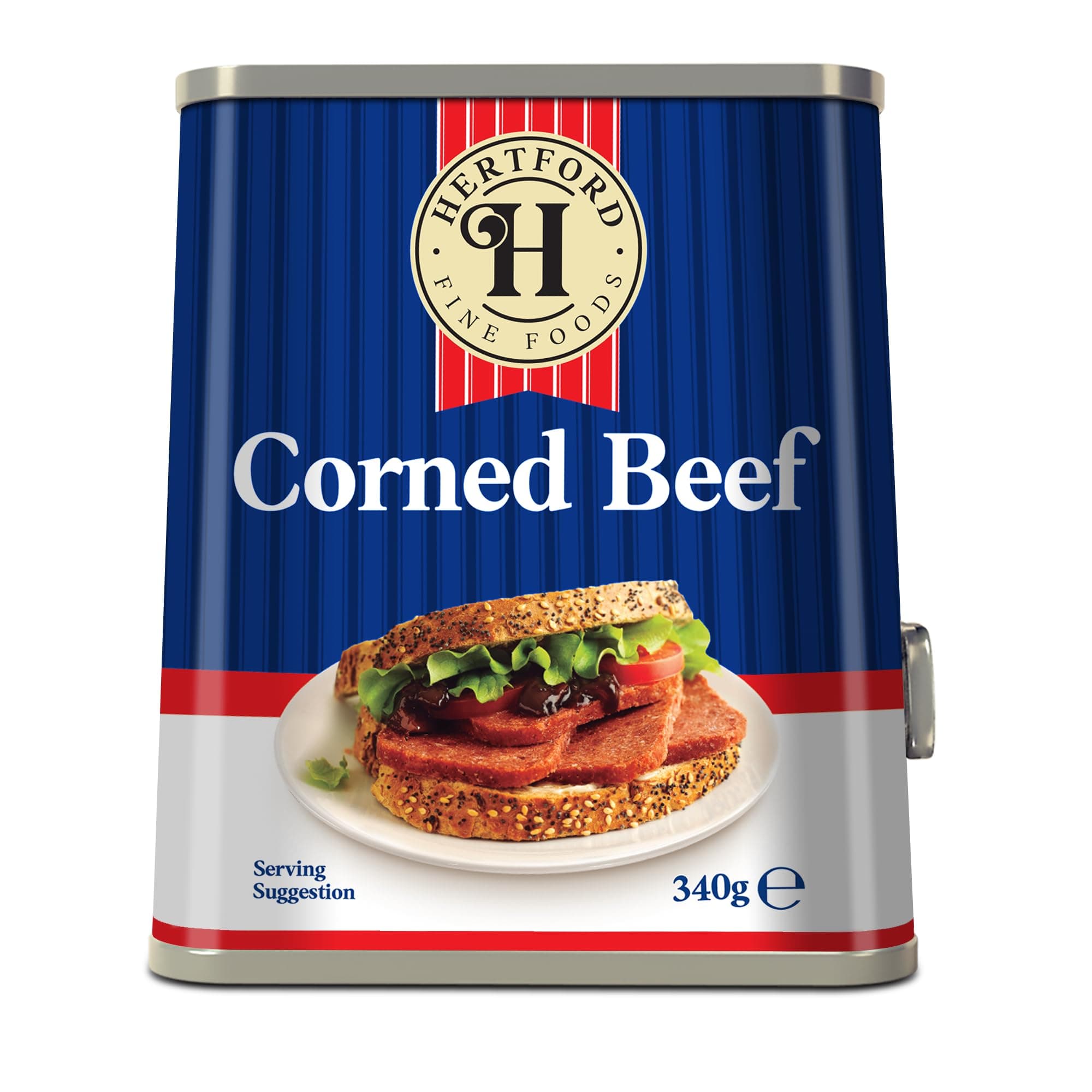 Hertford Fine Foods Corned Beef 340g (Pack of 12)