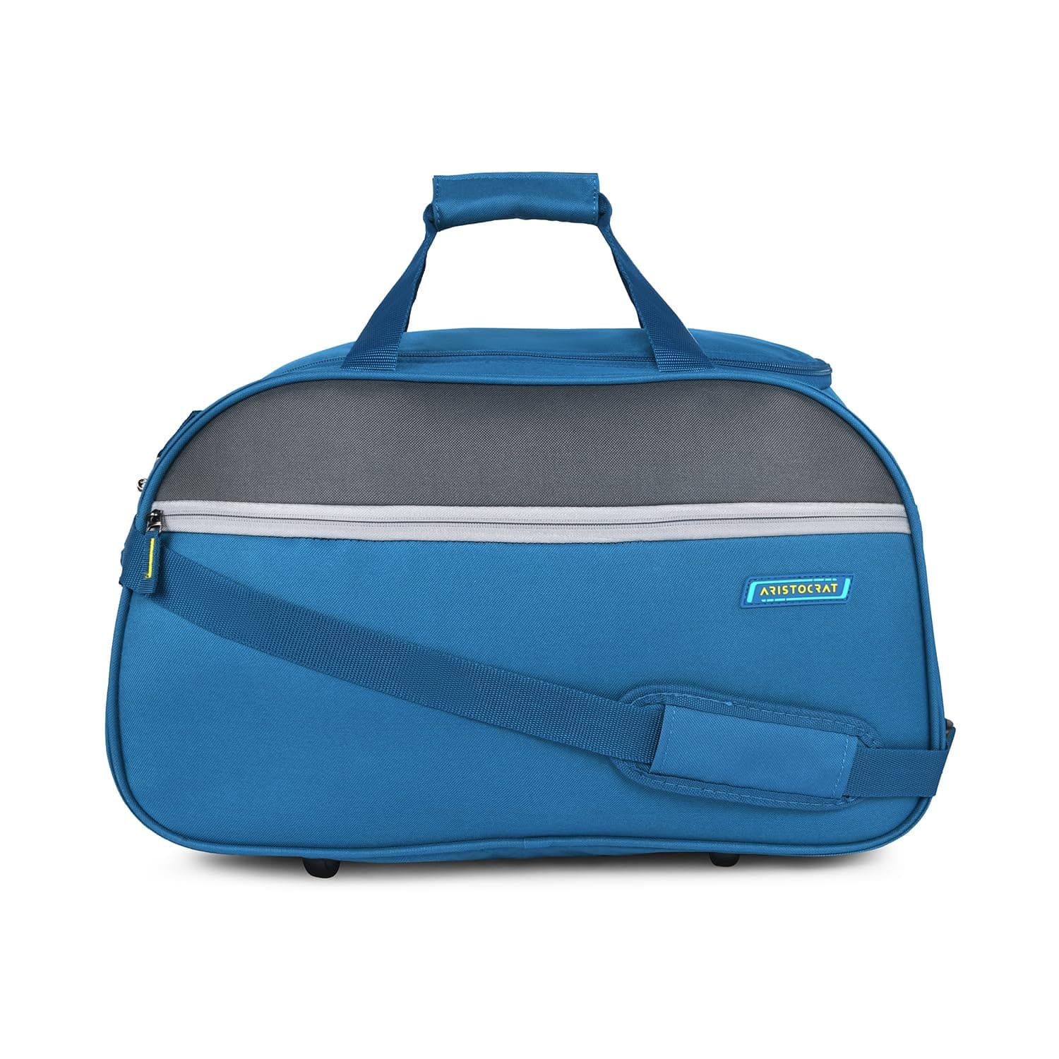 Enigma Polyester Softsided Cabin Size Duffle Bag, Blue, 52 Cm, Cabin size Softside Duffle Trolley