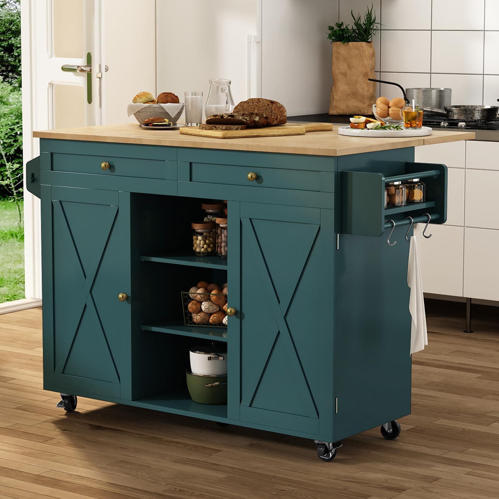 HLR Kitchen Island On Wheels