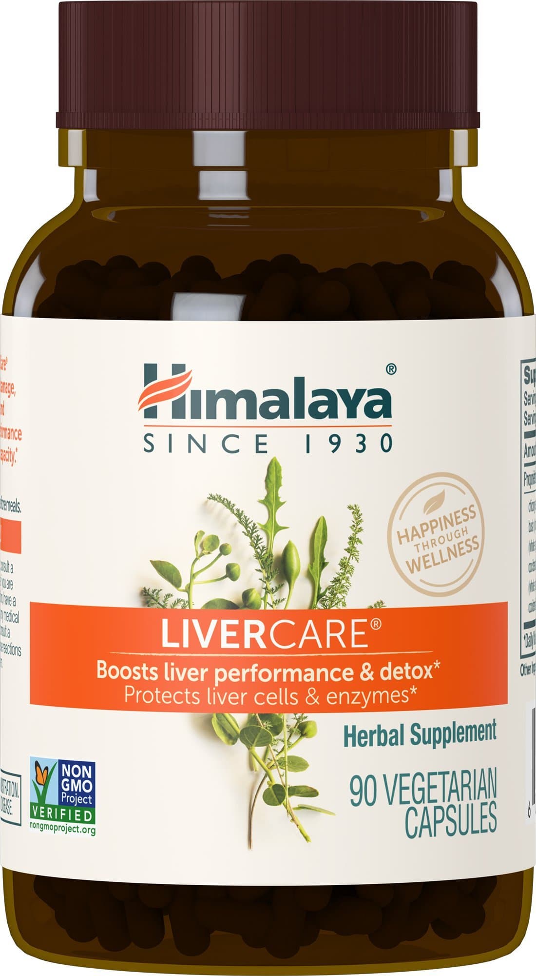 Himalaya LiverCare – Herbal Liver Support with Capers, Chicory, Arjuna & Yarrow – Promotes Detox, Bile Production & Waste Elimination – Vegan, Non-GMO, Gluten-Free 375 mg, 90 Capsules (45 Day Supply)
