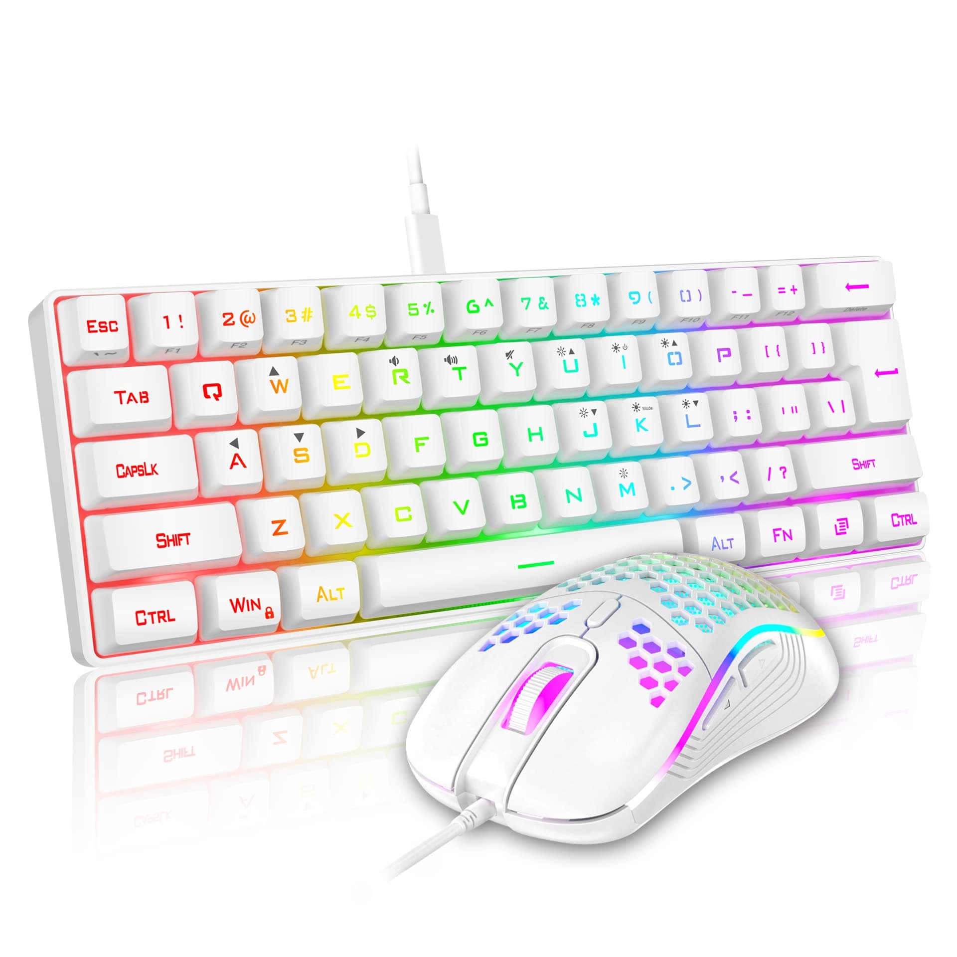 K62 Wired Keyboard and Mouse Combo