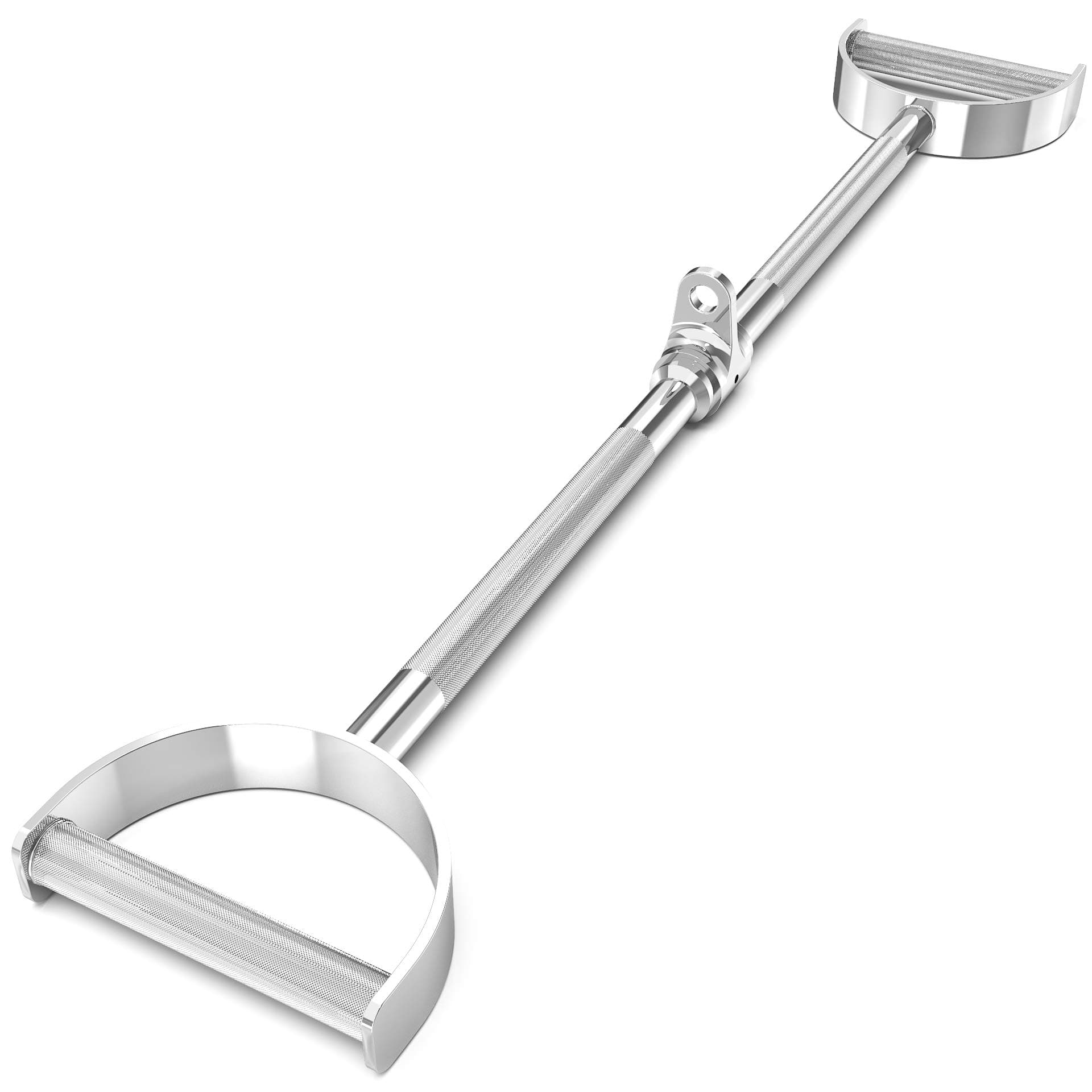 Pro-Style Lat Bar Cable Attachment. Universal Attachment for Cable Machines. Pull Down/Press Down Bar Accessory. Available Sizes 24”, 34” and 38”