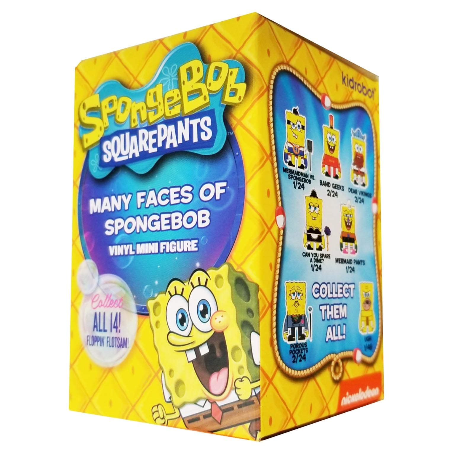 Kidrobot Spongebob Squarepants Many Faces Blind Box Figure