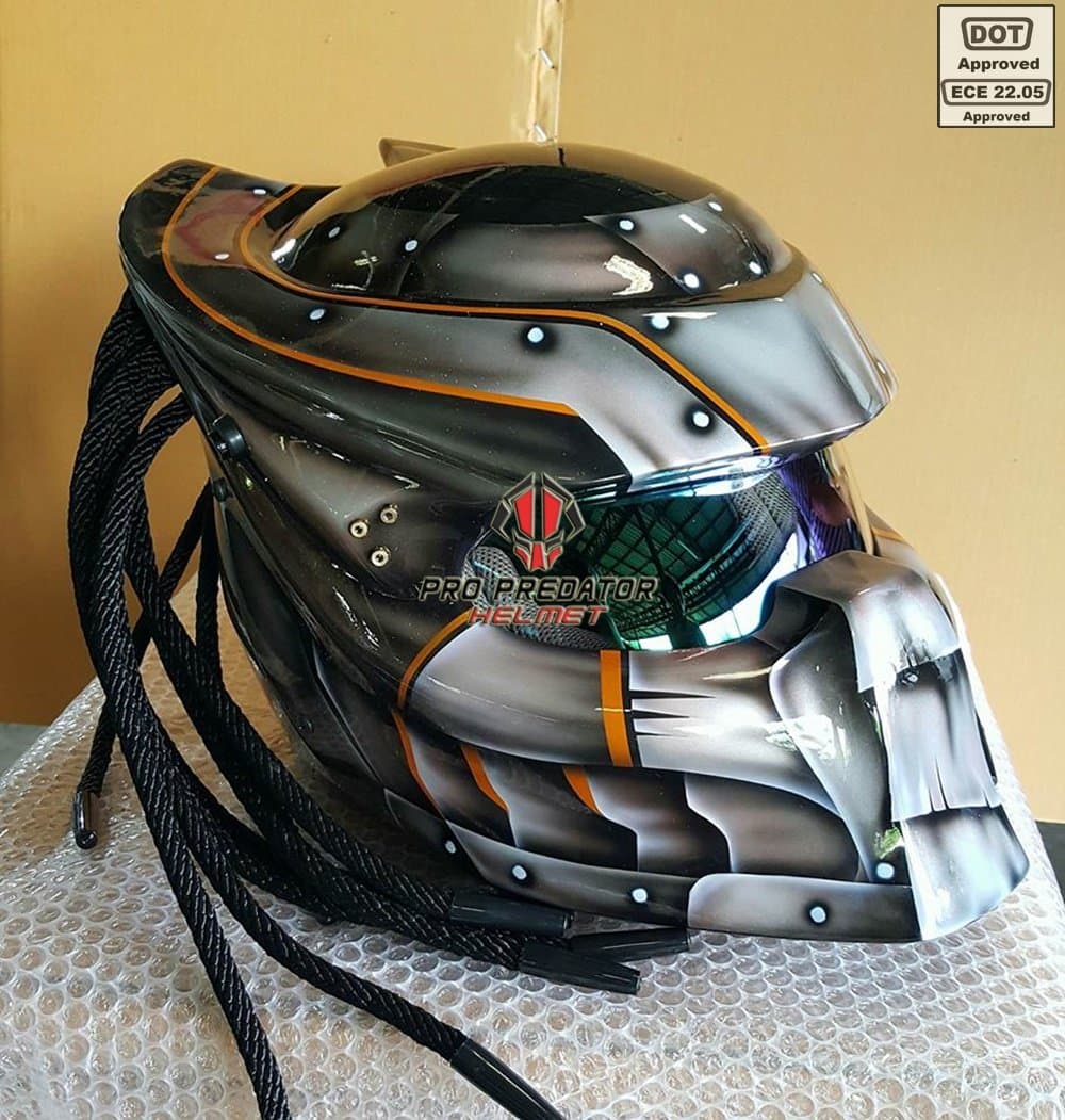 Pro Predator Motorcycle DOT Approved Helmet MK Style include Tri Laser SY30