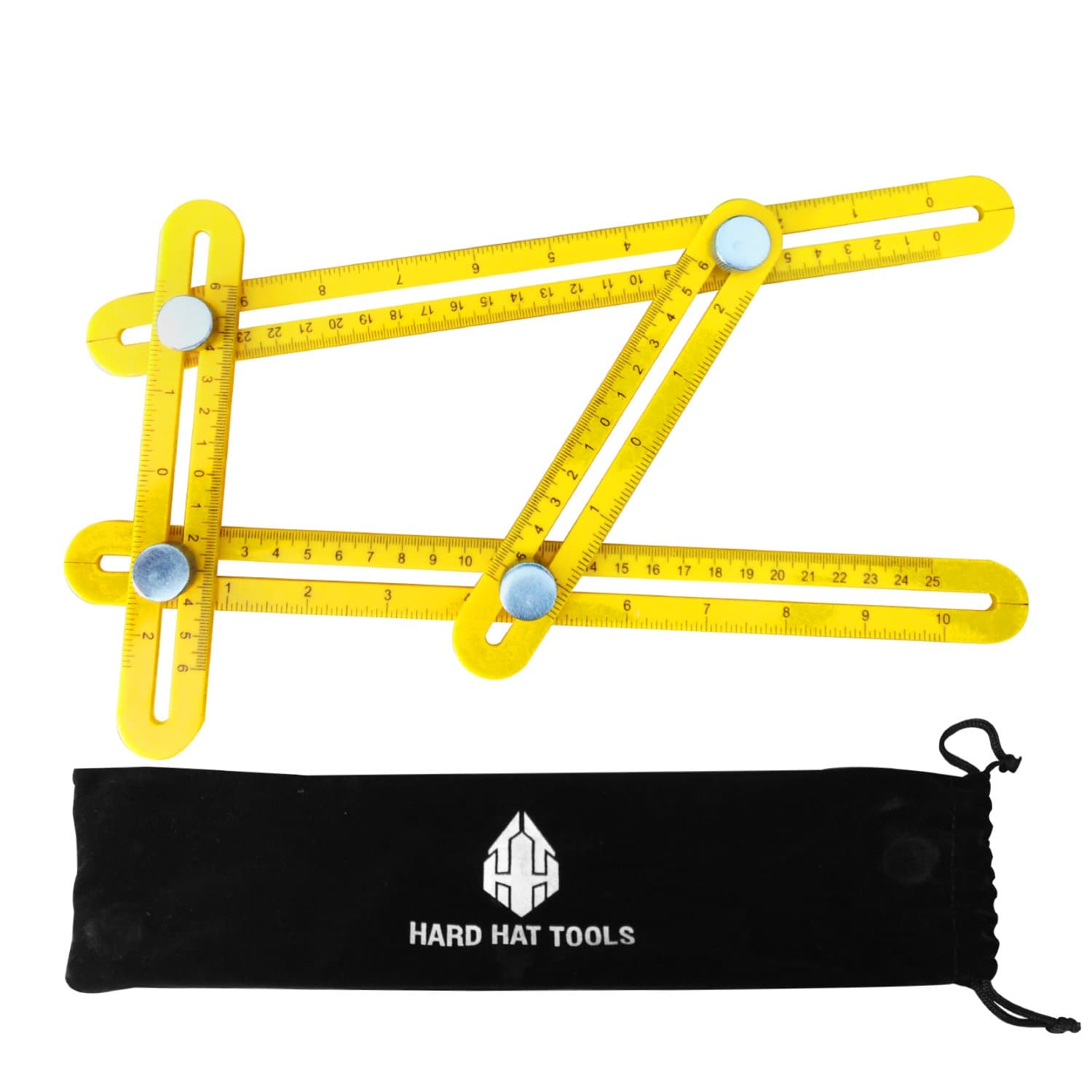 Multi Angle Measuring Ruler Best General Measurement Tool for Accurate Measurements Metal knobs for Durable Performance Preferred by Builders and Carpenters