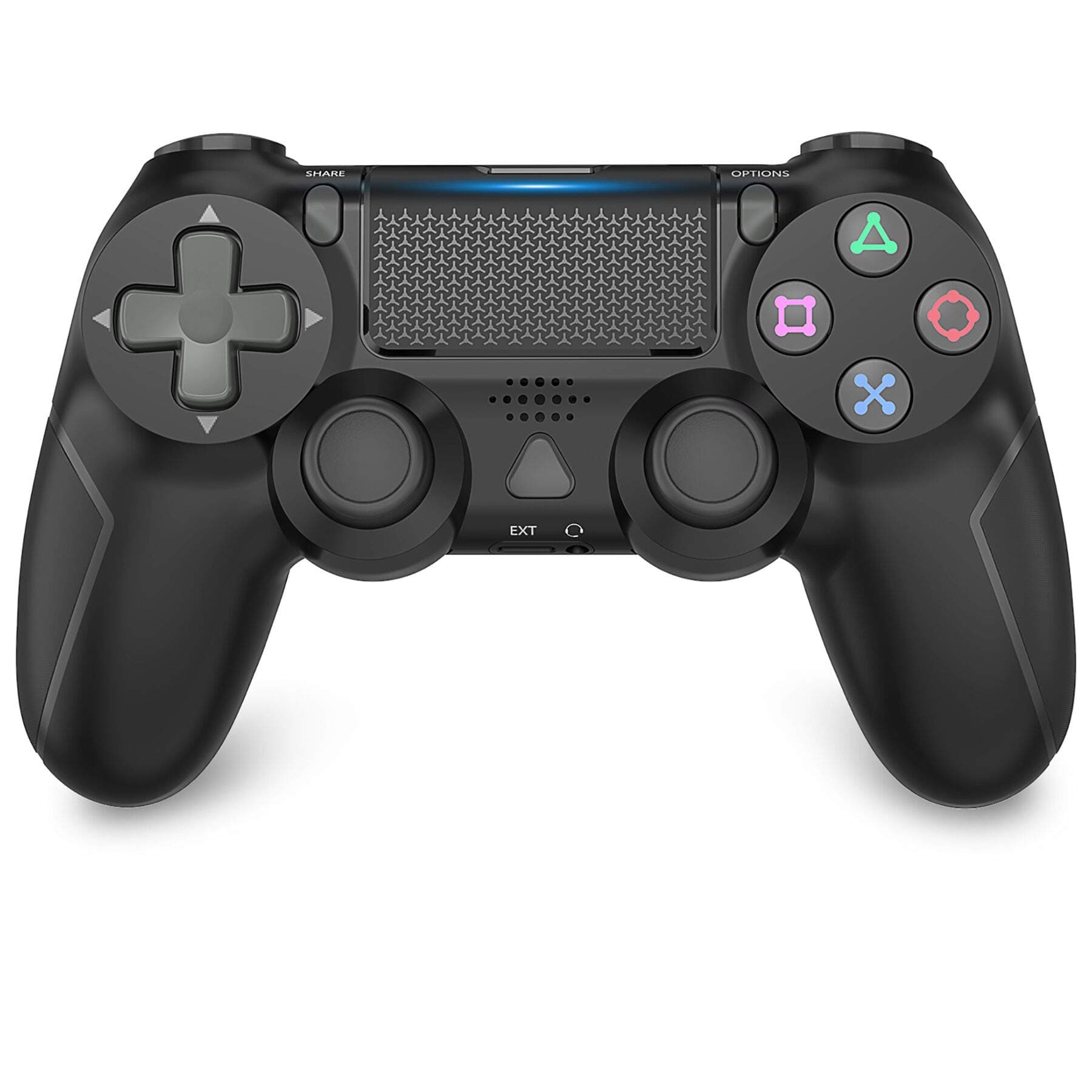 Wireless Gaming Controller for PS4, YCCSKY Wireless Gamepad Joypad Built-in Gyro/Speaker/Vibration Remote Joystick with Share Button and Ergonomic Design for PS4/ Slim/Pro (Black)