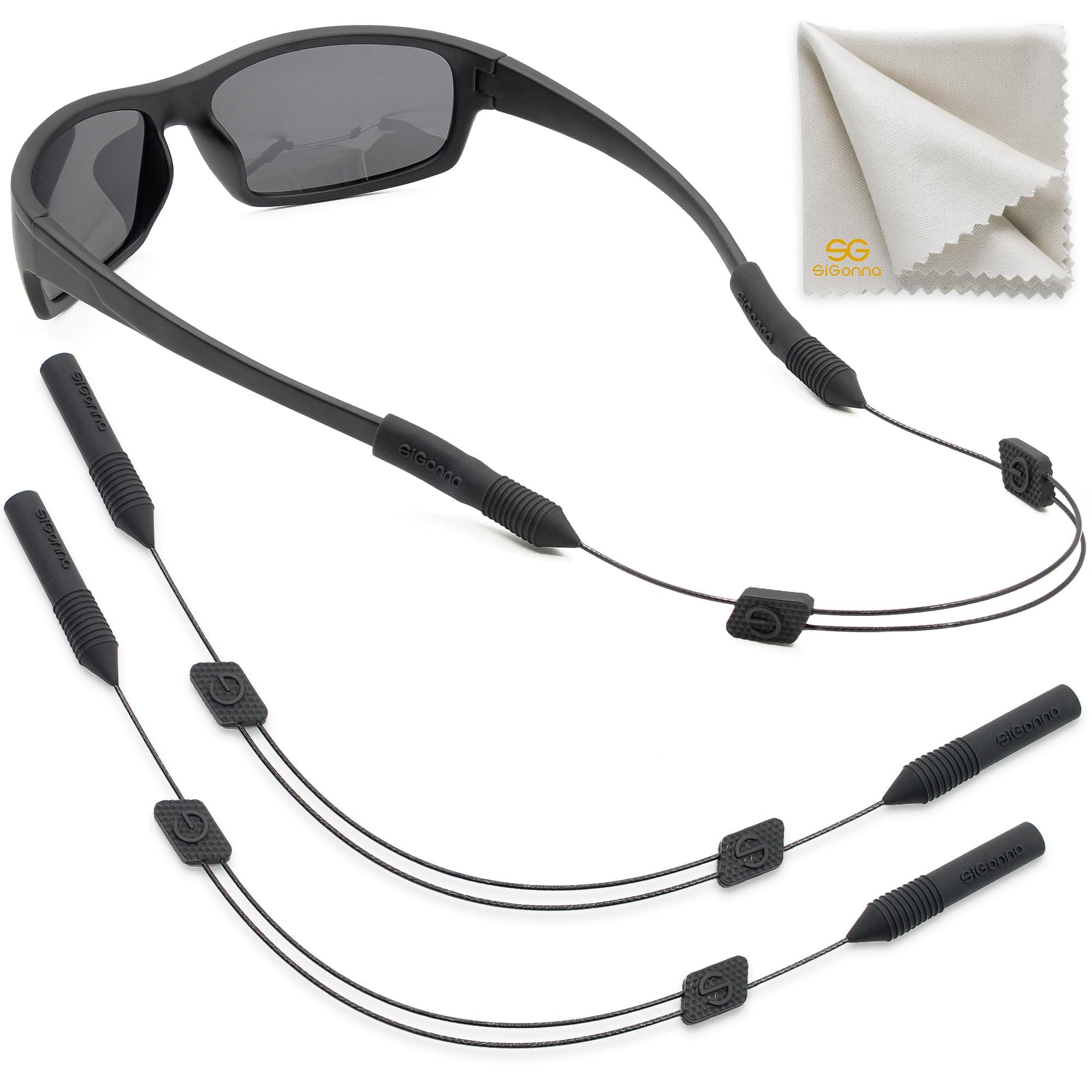 Eye Glasses String Strap Holder - No Tail Sunglass Strap for Men - Eyeglass Strap