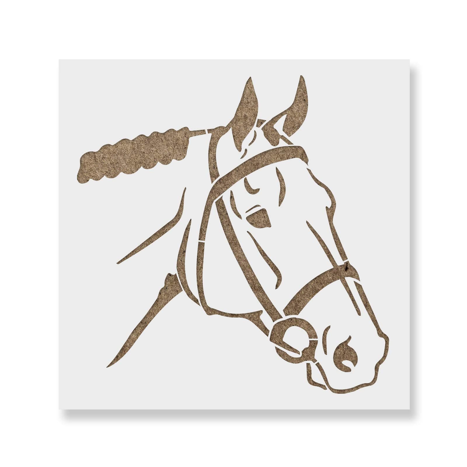 Horse Head Stencil Template - Reusable Stencil with Multiple